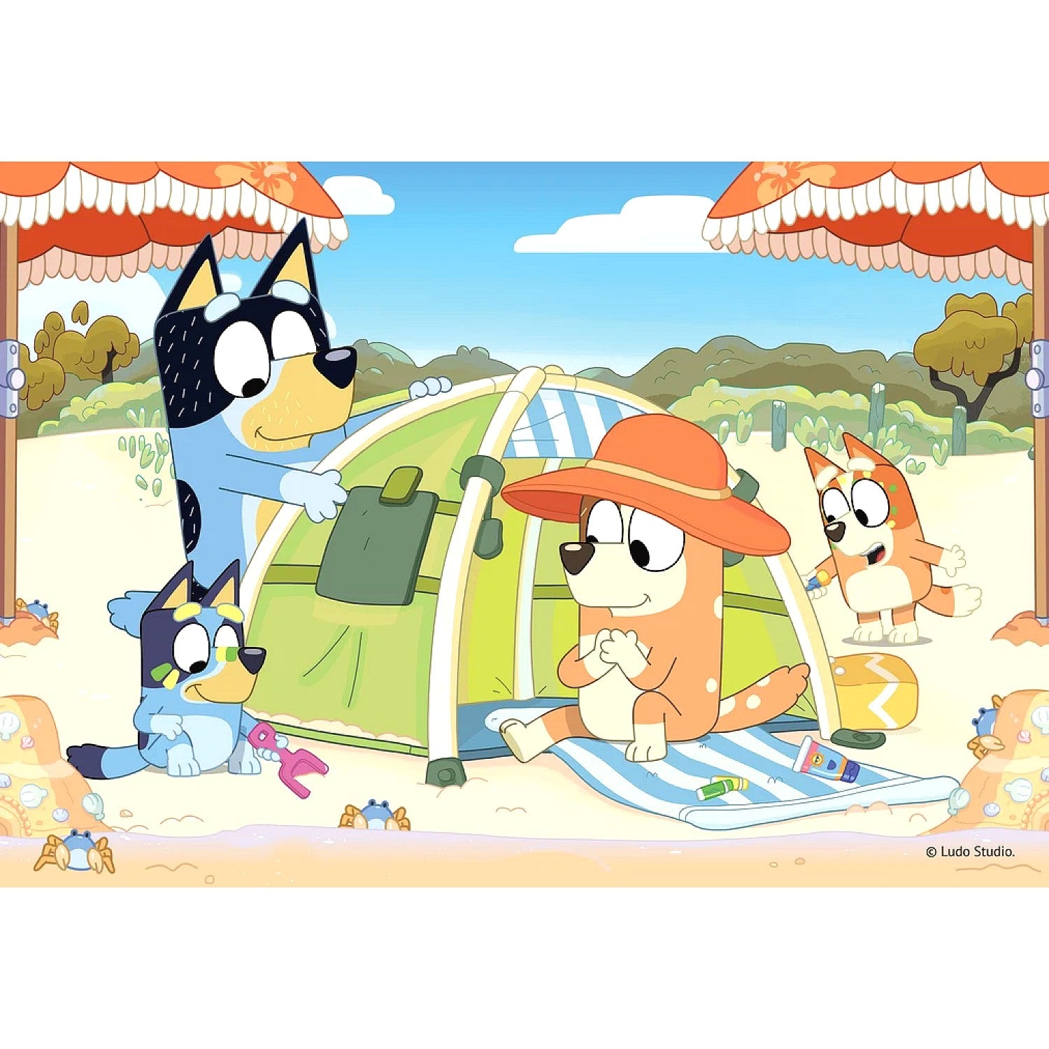 Ravensburger - Bluey Beach Day! Jigsaw Puzzle 35 Pieces