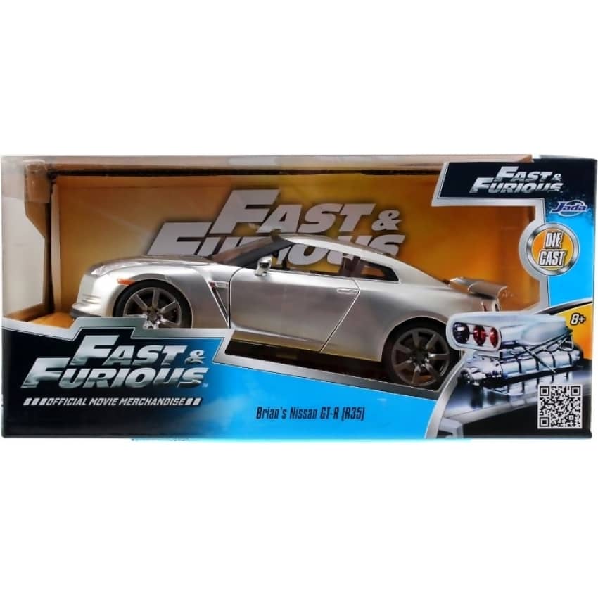JADA TOYS - FAST & FURIOUS - 2009 NISSAN GTR R35 1:24 SCALE DIECAST VEHICLE