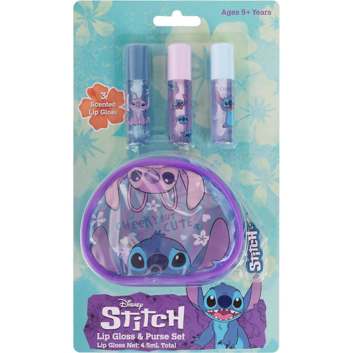 Disney - Stitch - 3 Pack Lip Gloss & Purse Set