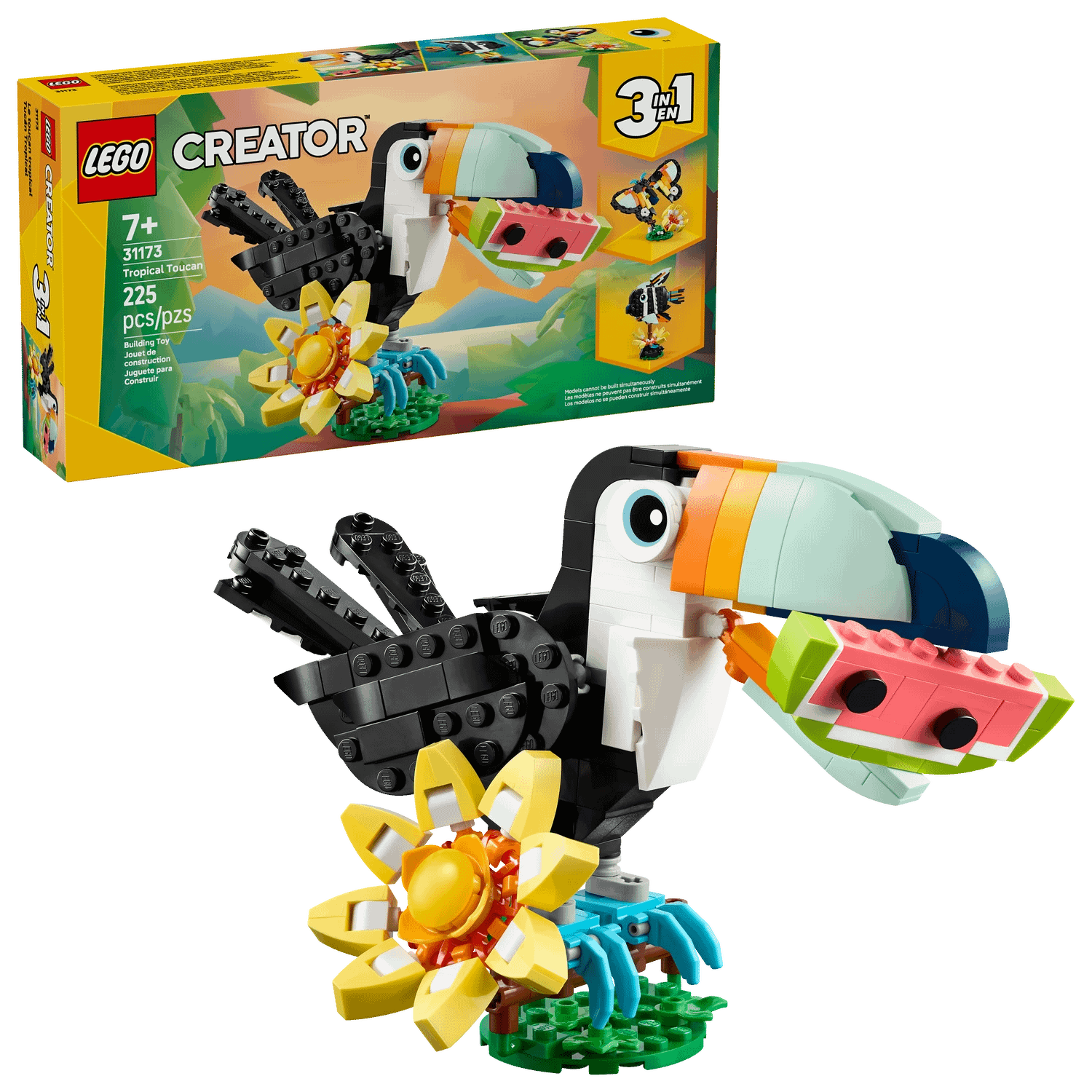 LEGO® 31173 Wild Animals: Tropical Toucan - Creator 3-in-1