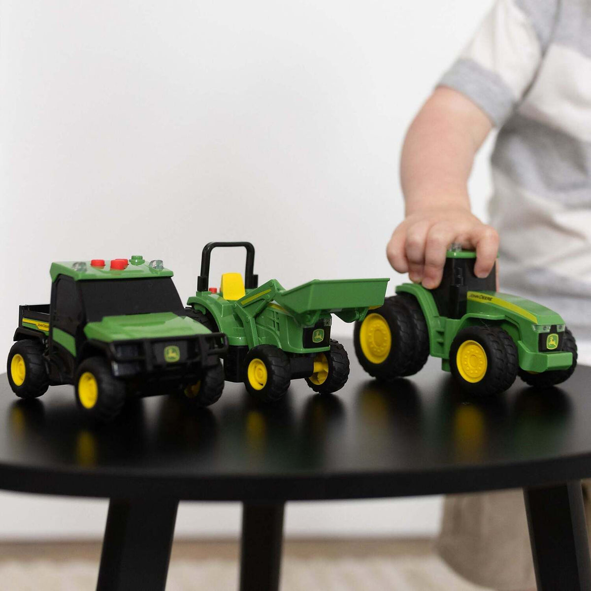 John Deere - Kids - Mini Farm Vehicles 3 Pack with Lights & Sounds!