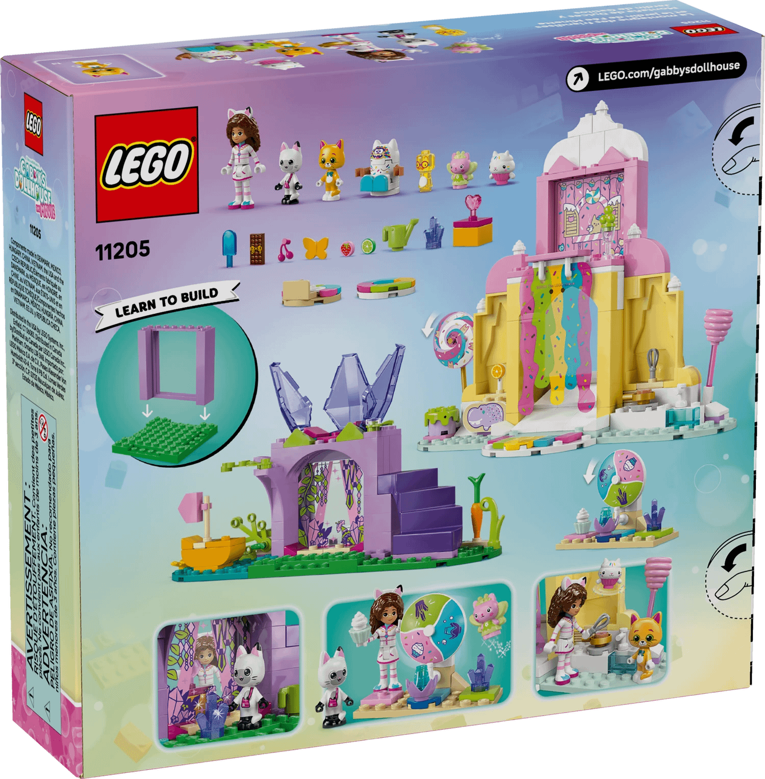 LEGO® 11205 Sweet Treat Mountain & Kitty Garden - Gabby's Dollhouse 4+