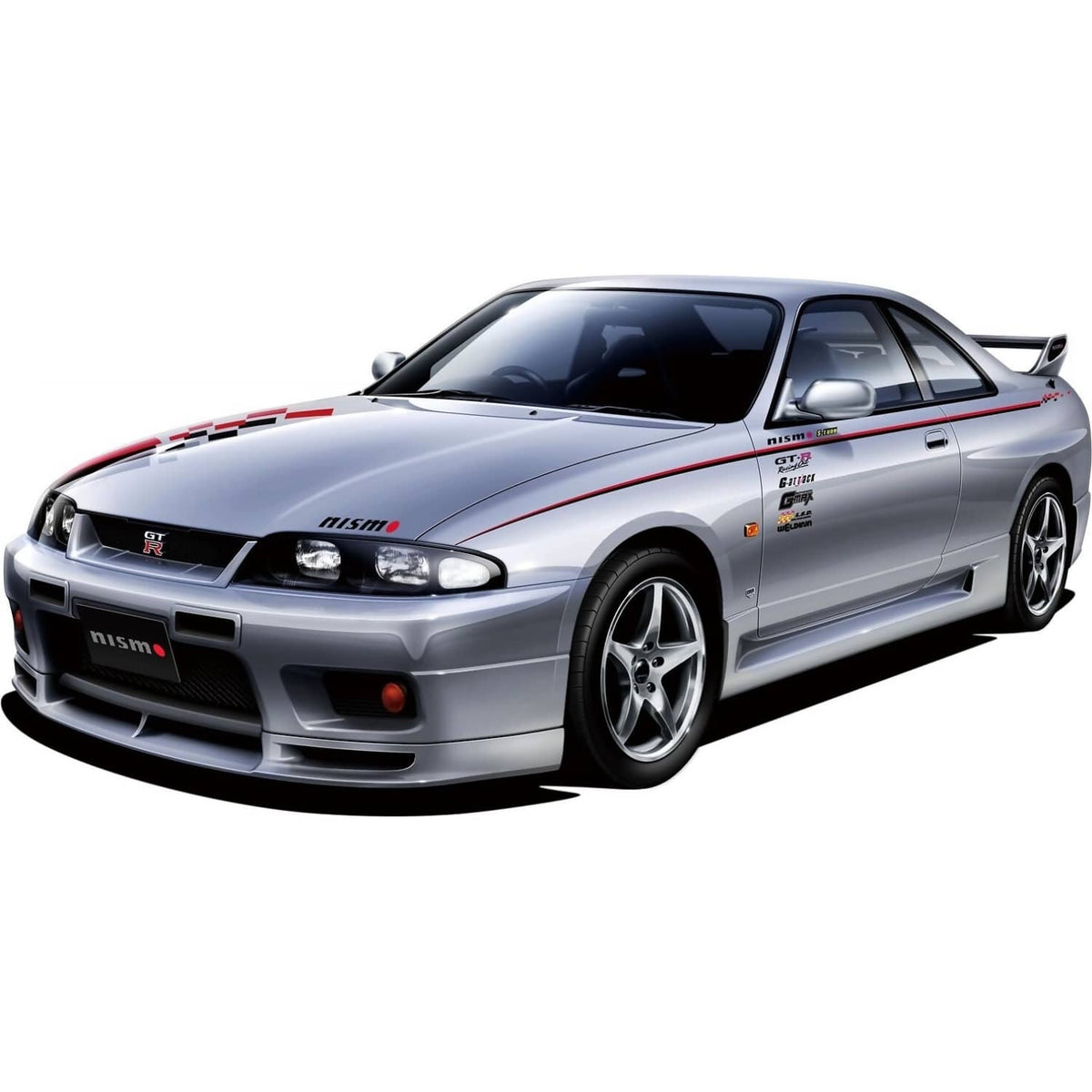 FUJIMI - 1:24 NISSAN SKYLINE GT-R R33 NISMO WITH 40TH ANNIVERSARY DISPLAY CASE - PLASTIC MODEL KIT