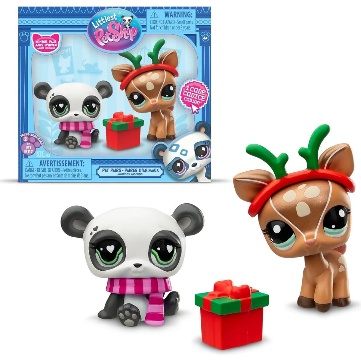 Littlest Pet Shop - Pet Pairs Winter Pals (Holiday Edition) Figurine Playset