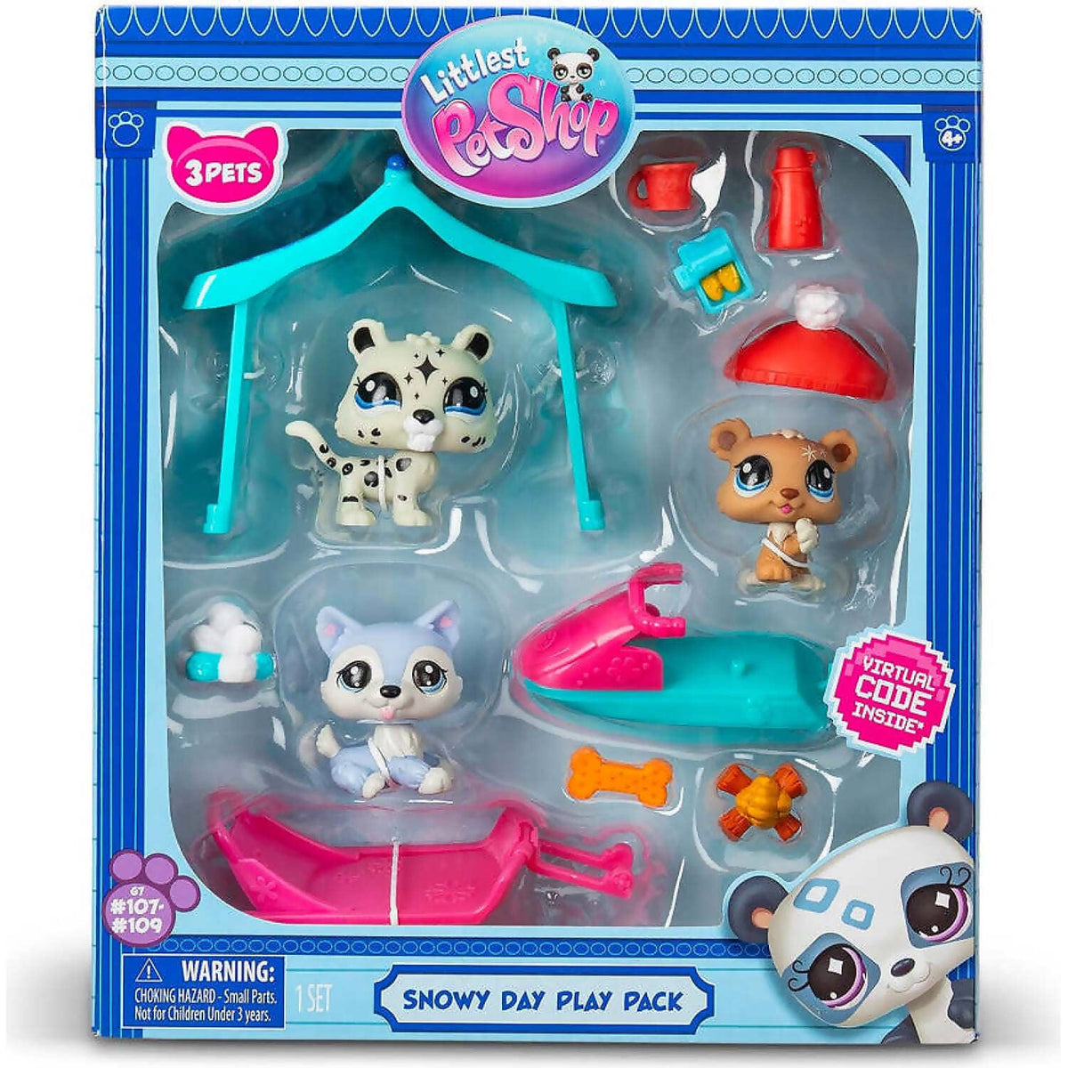 Littlest Pet Shop - Snowy Day 3 Pack Playset