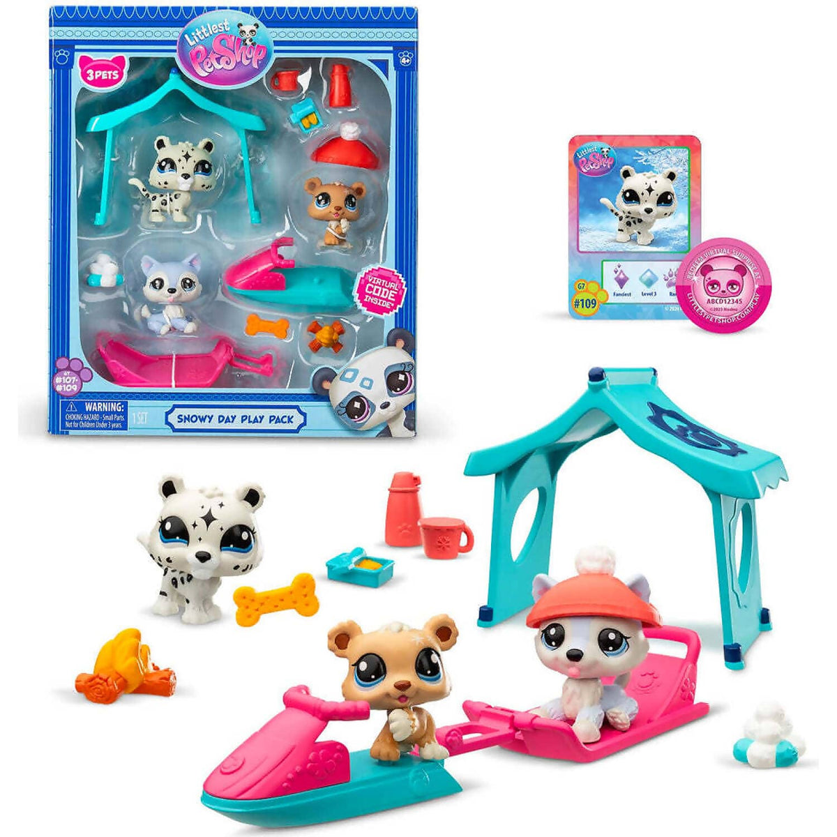 Littlest Pet Shop - Snowy Day 3 Pack Playset