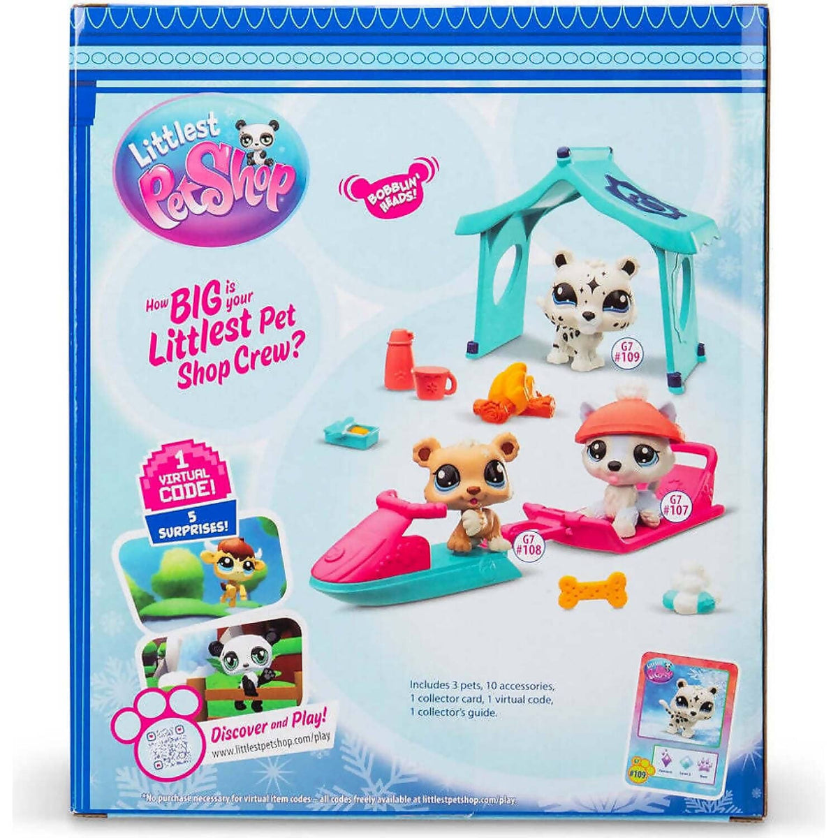 Littlest Pet Shop - Snowy Day 3 Pack Playset