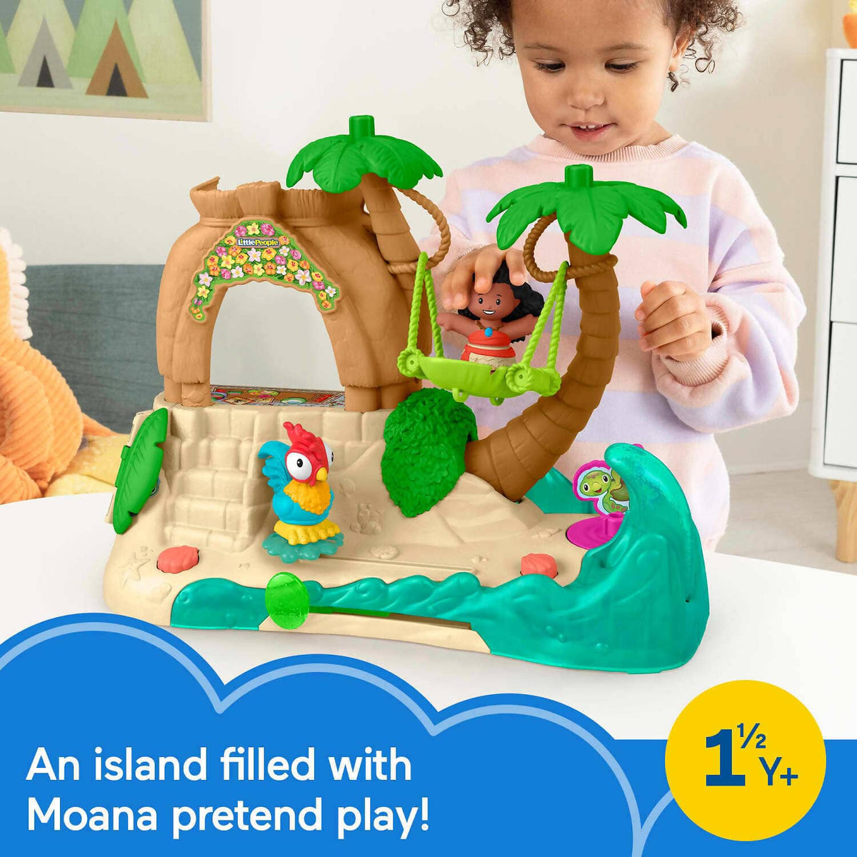 Fisher-Price - Little People Disney Princess Moana Adventure Village Playset - Mattel