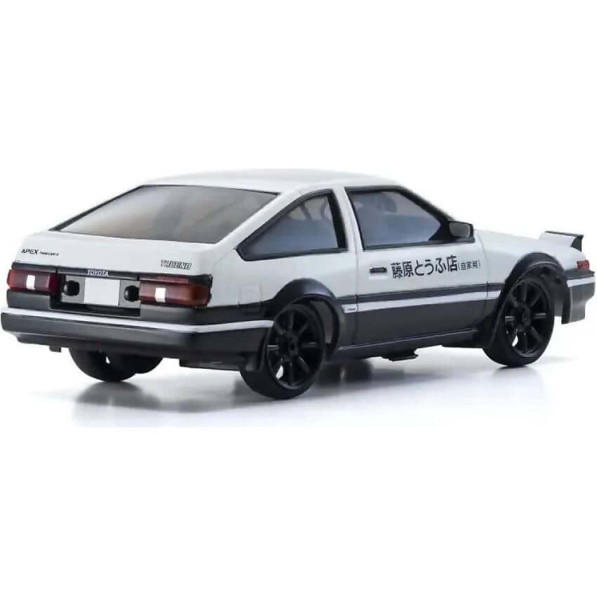 KYOSHO - FIRST MINI-Z INITIAL D TOYOTA SPRINTER TRUENO AE86 CARBON WHITE & BLACK