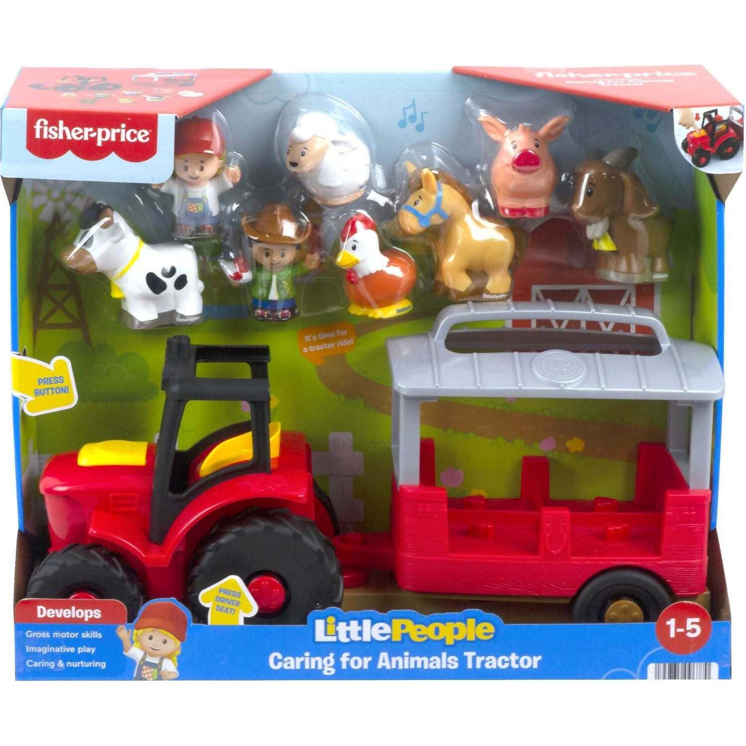 Fisher-Price - Little People Caring for Animals Tractor Set