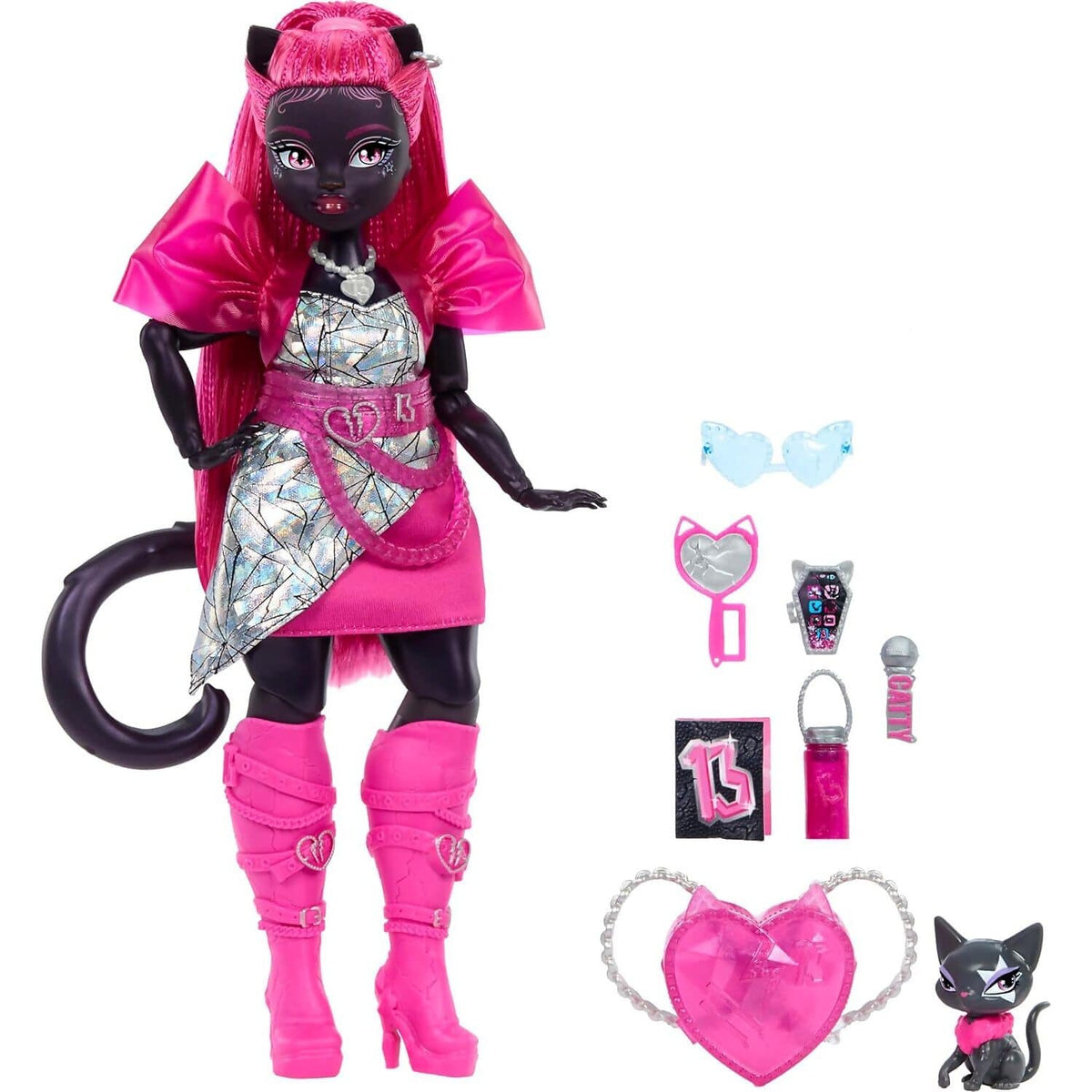 Monster High - Catty Noir Fashion Doll & Accessories - Mattel