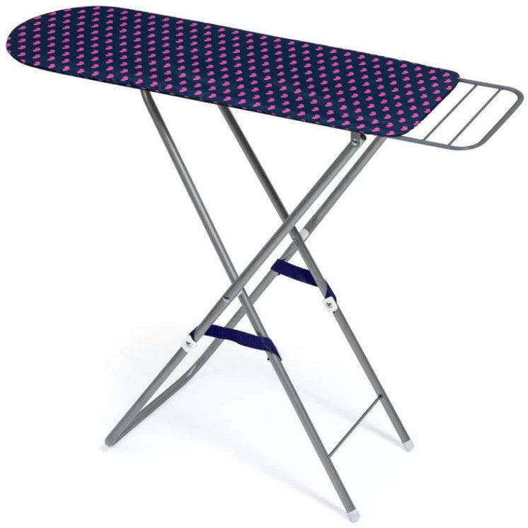 Bayer - Dolls Ironing Board Blue with Pink Hearts