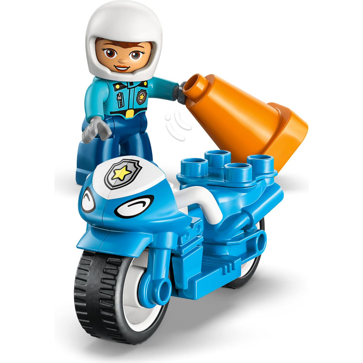 LEGO® 10471 Blue Police Motorcycle - DUPLO®
