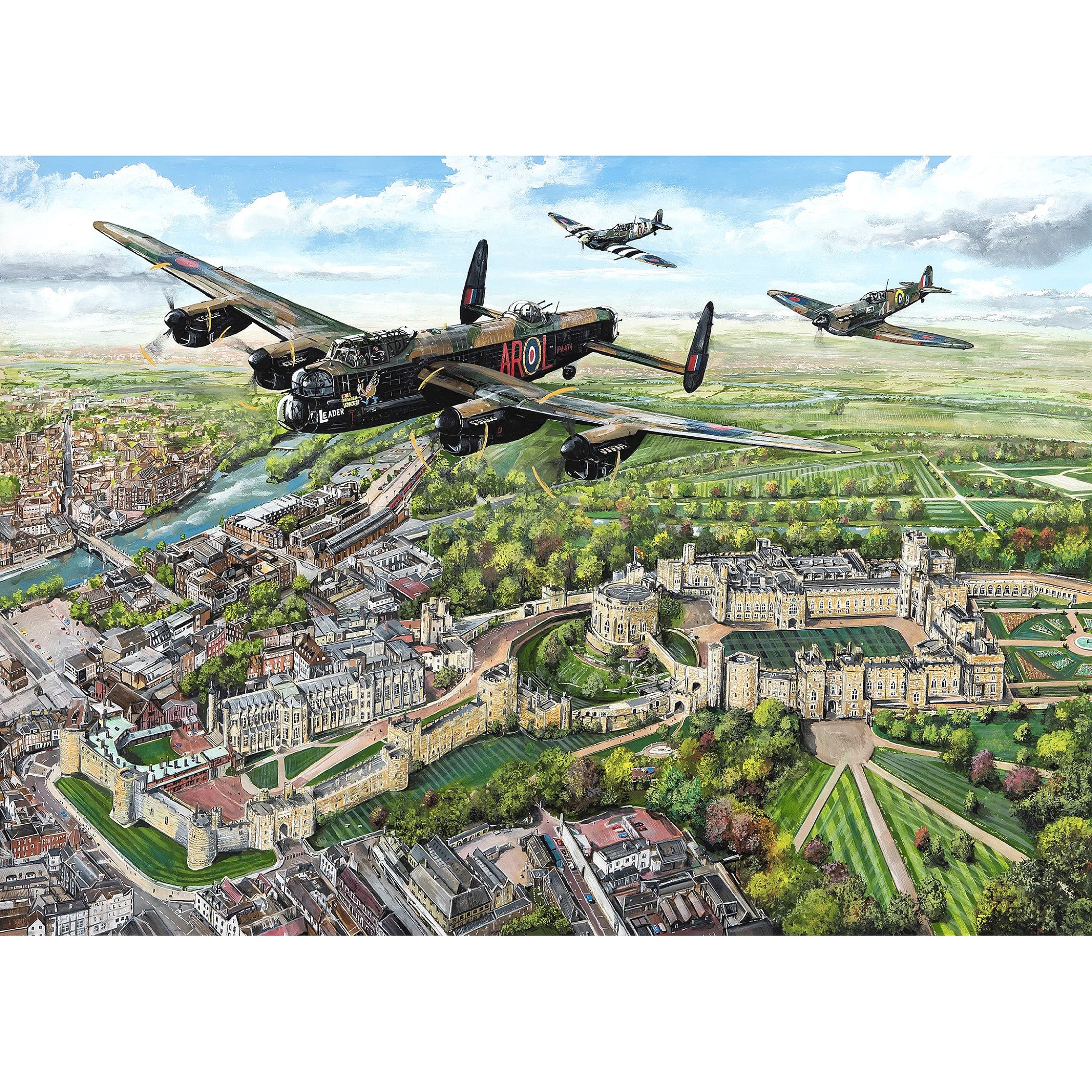 Gibsons - Wings Over Windsor Jigsaw Puzzle 1000 Pieces
