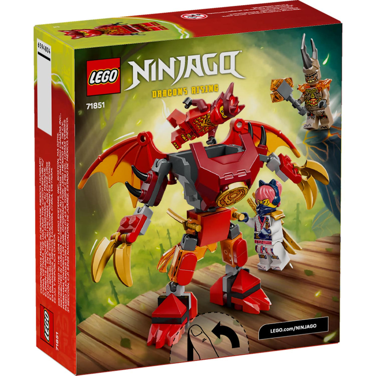 LEGO® 71851 Kai's Dragon Mech Battle Pack - NINJAGO®