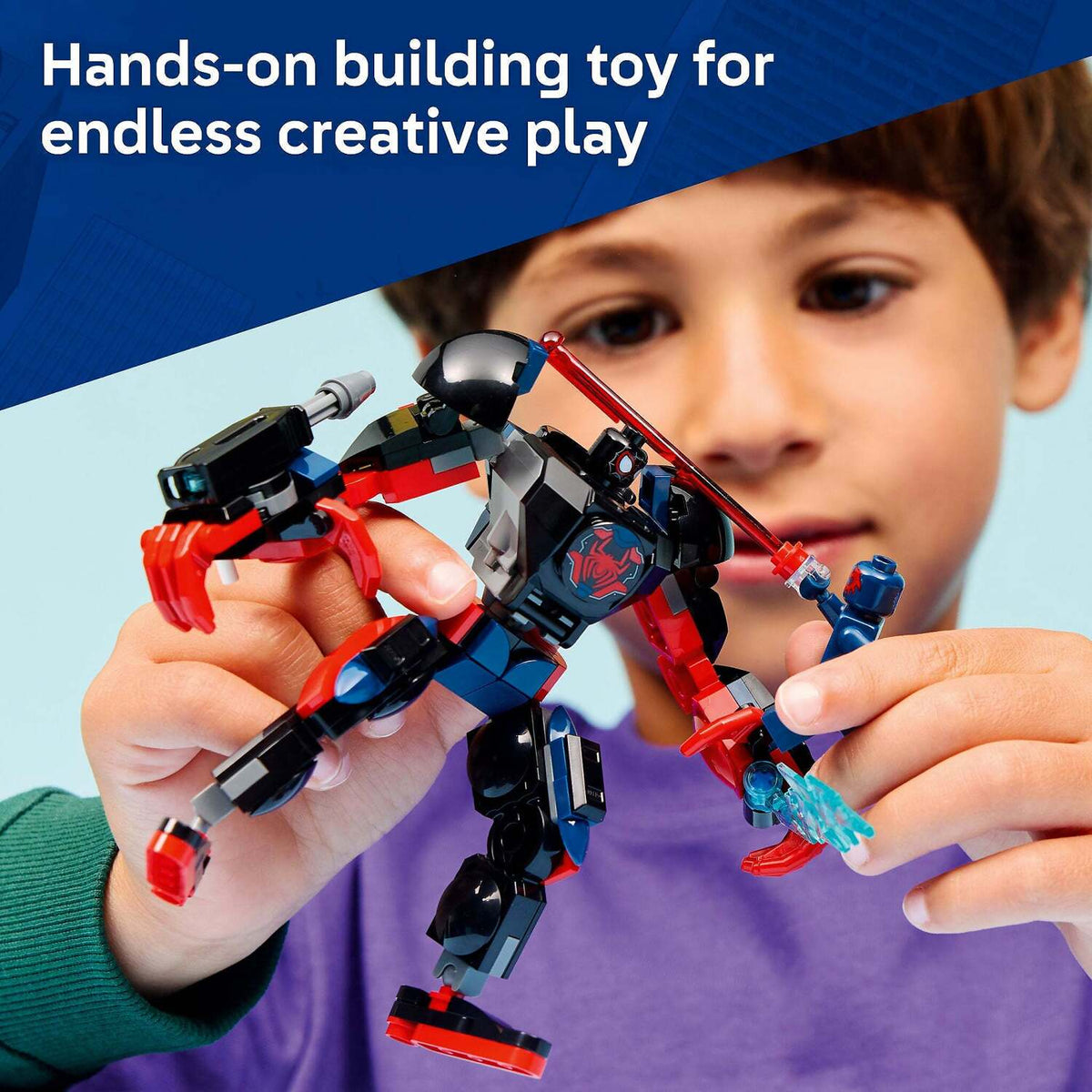 LEGO® 76337 Miles Morales Mech vs. Spider-Man 2099 - Marvel Super Heroes