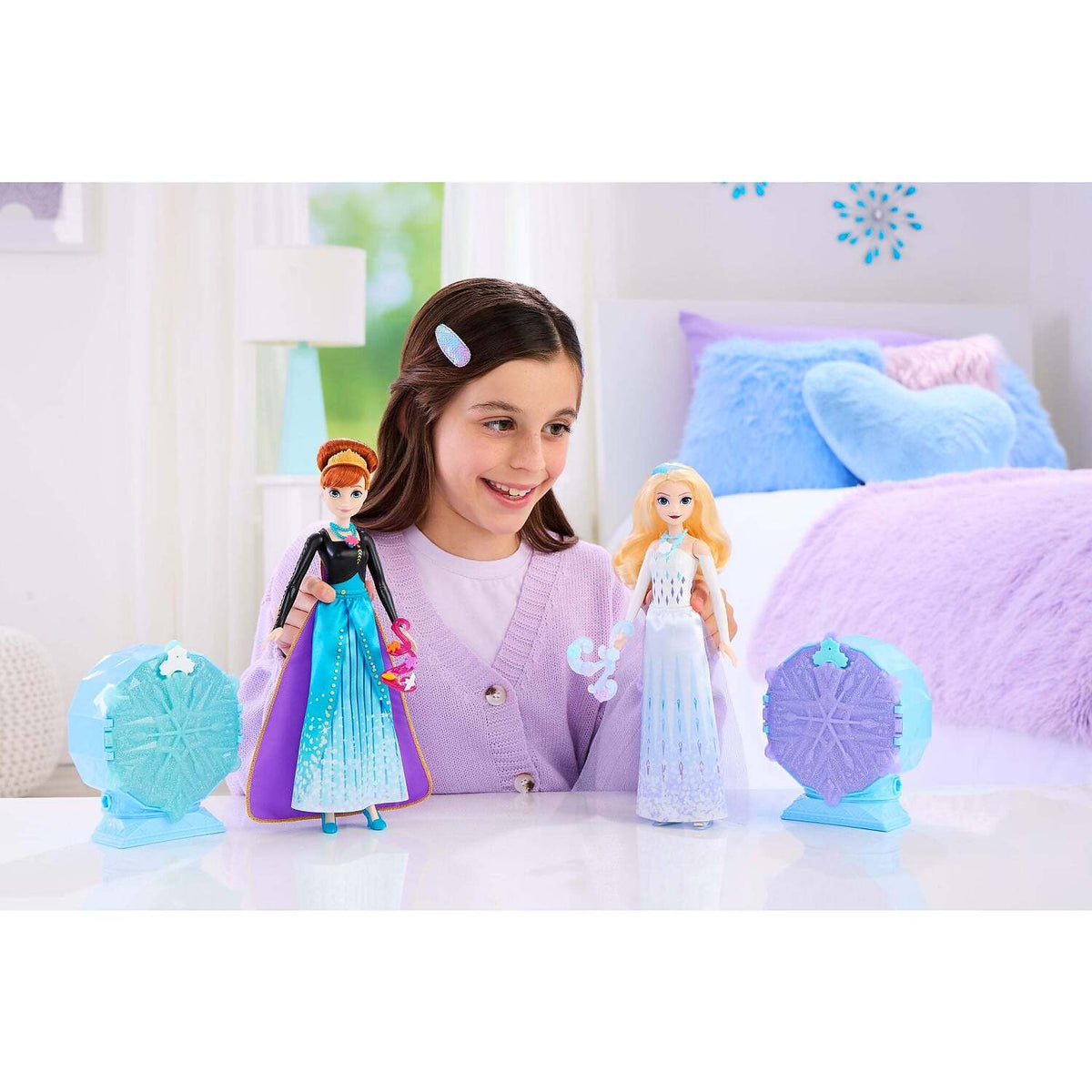 Disney - Frozen - Jewel Reveal Elsa Fashion Doll with 8 Surprises - Mattel