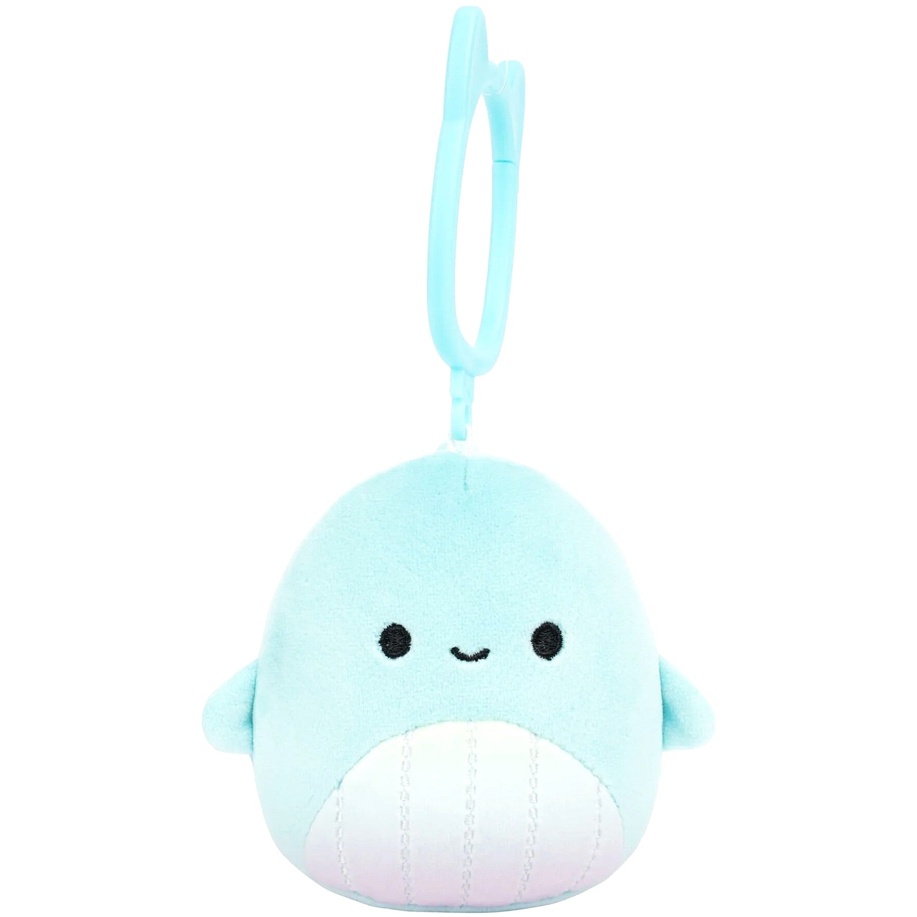 Squishmallows - Shah Teal Whale 3.5 Inch Clip On Plush