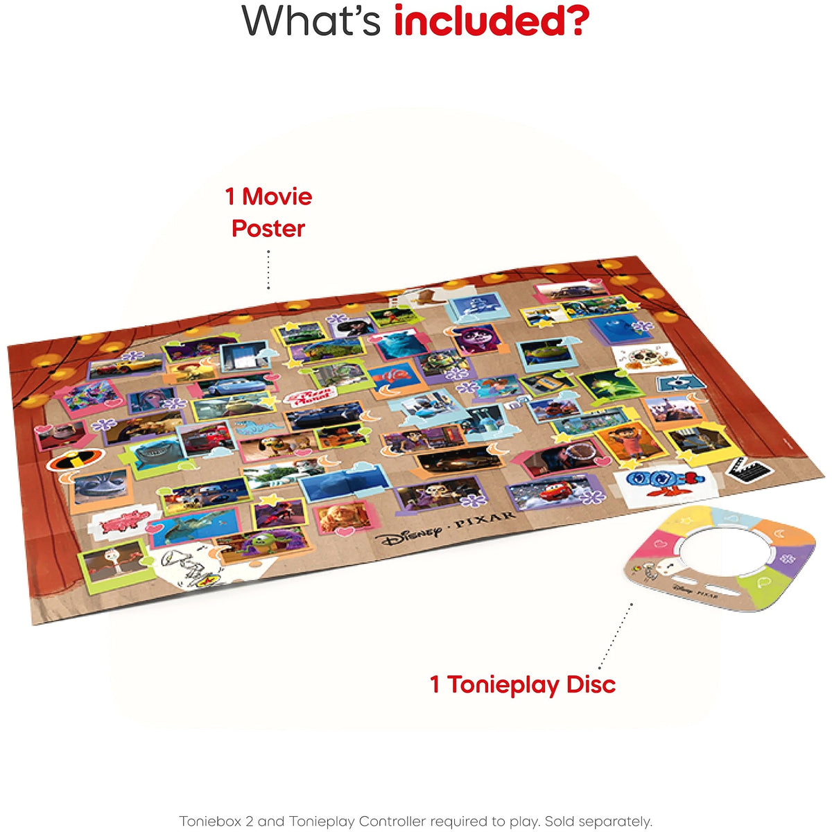 Tonies - Tonieplay Disney Pixar: Scene Searchers (Toniebox not Included)
