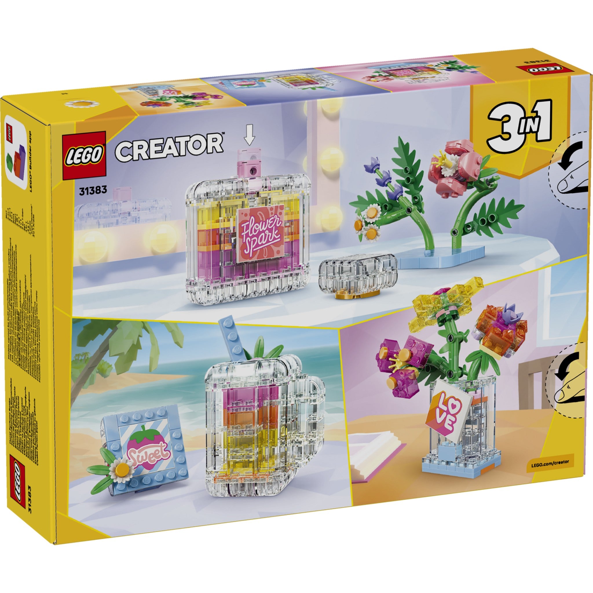 LEGO® 31383 Floral Decor Perfume Bottle - Creator 3-in-1