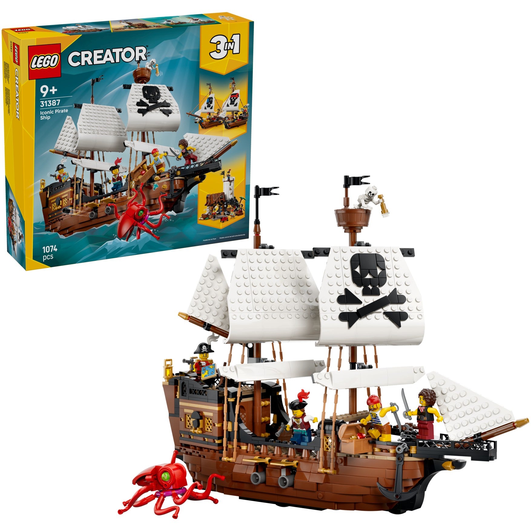 LEGO® 31387 Iconic Pirate Ship - Creator 3-in-1