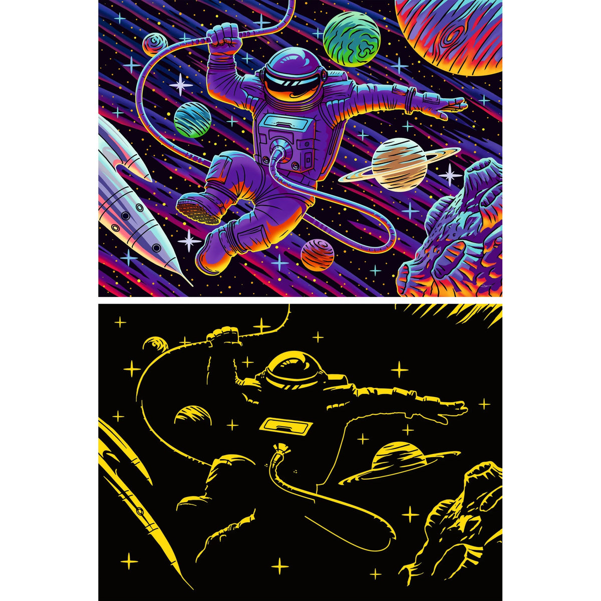 Ravensburger - Starline Outer Space Adventure Jigsaw Puzzle XXL 200 Pcs