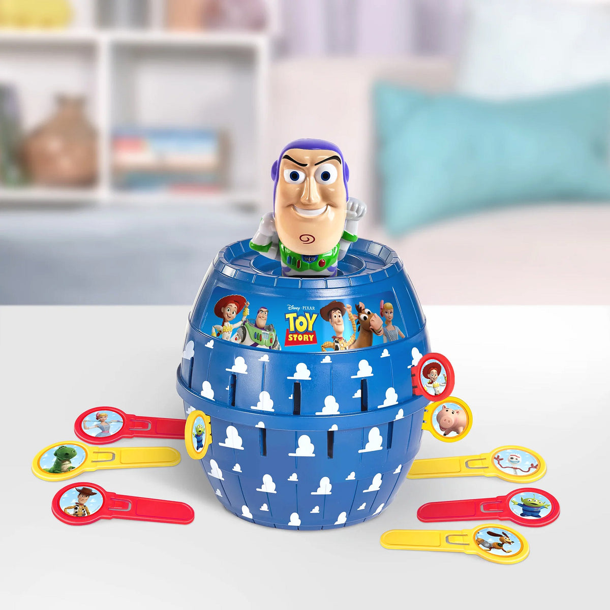 TOMY - Toy Story Pop Up Buzz Lightyear Game