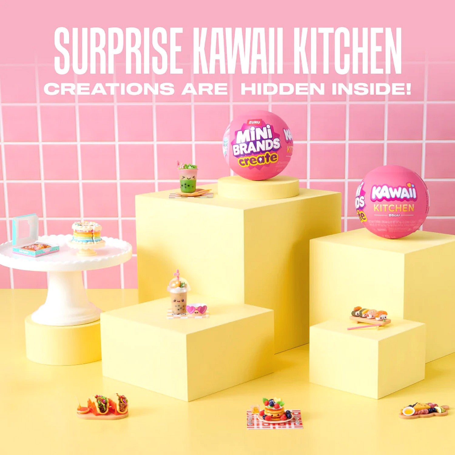 ZURU - Mini Brands Create Kawaii Kitchen Series 1 Blind Capsule
