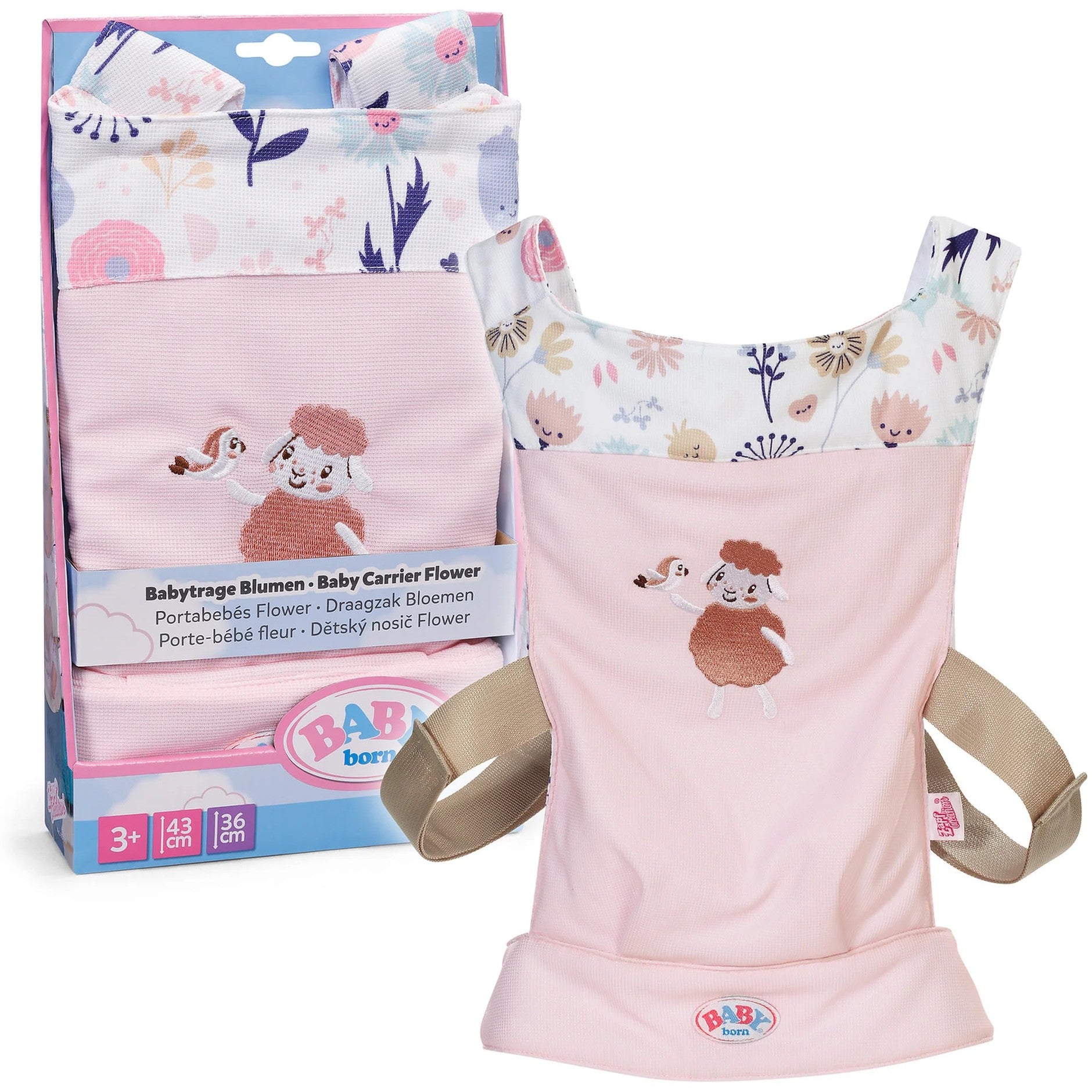 BABY born - Flower Doll Carrier Accessory Set 43cm
