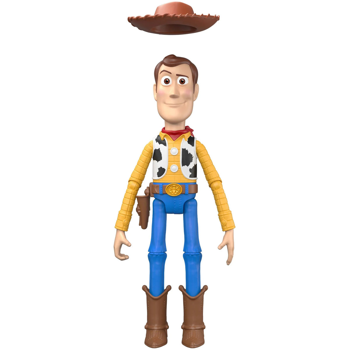Disney Pixar - Toy Story 5 Woody Figure 12-inch Tall Sheriff 14 Posable Joints - Mattel