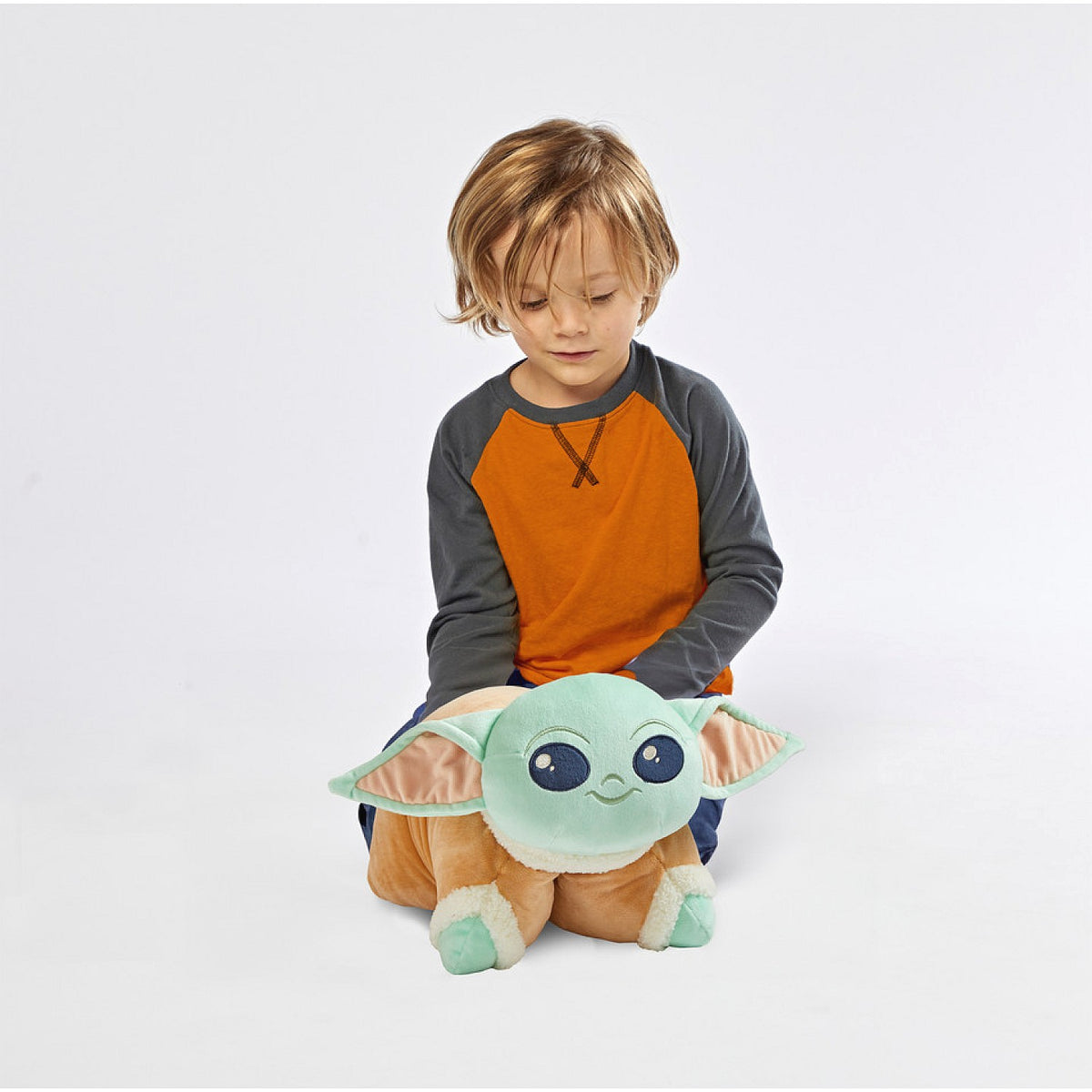 Pillow Pets - Disney Star Wars The Mandalorian Grogu 16-Inch Plush Pillow Pet
