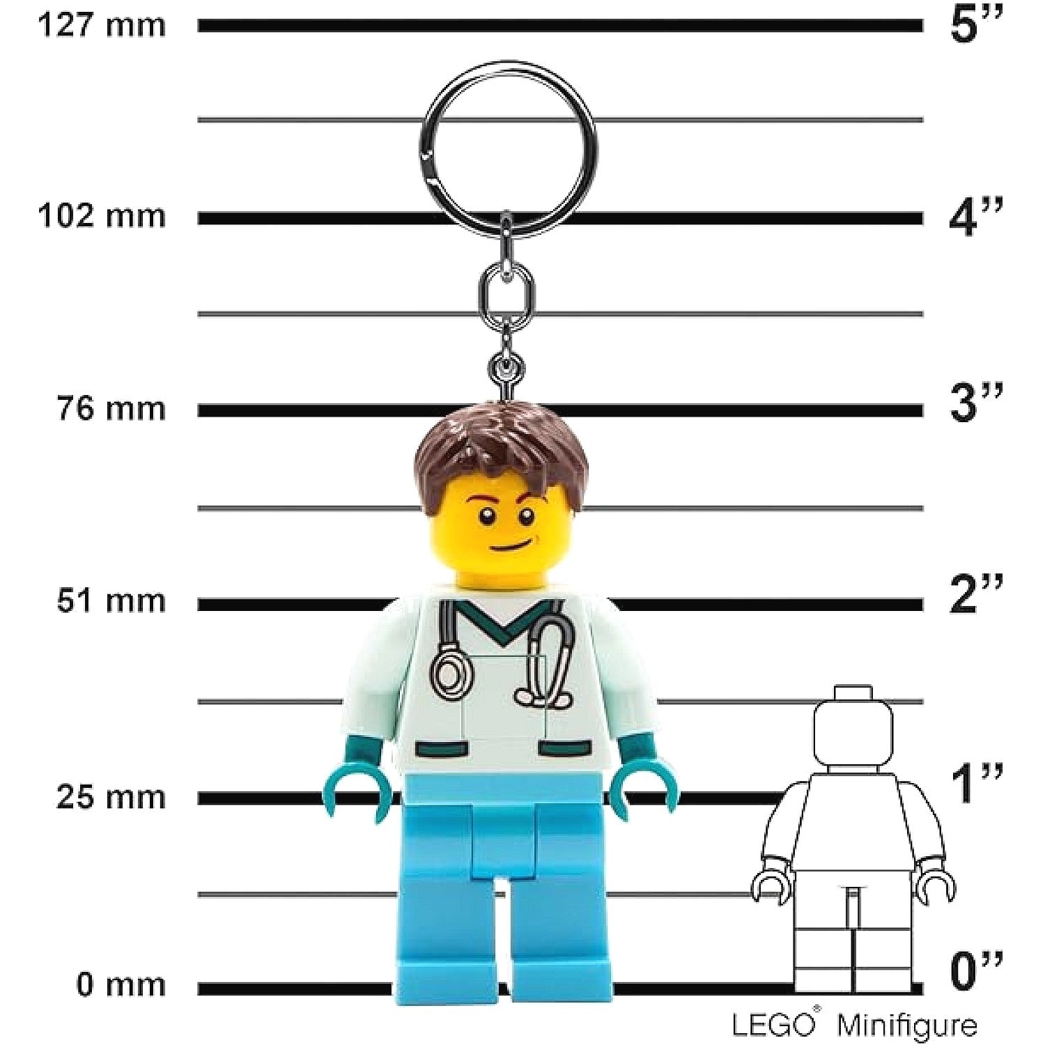 LEGO® Male Doctor Minifigure LED Key Light