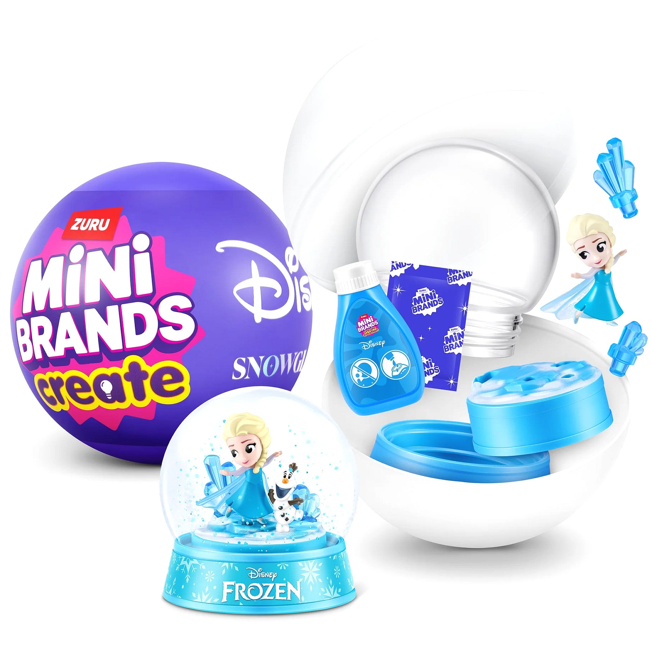 ZURU - Mini Brands Create Disney Snow Globes Series 1 Blind Capsule