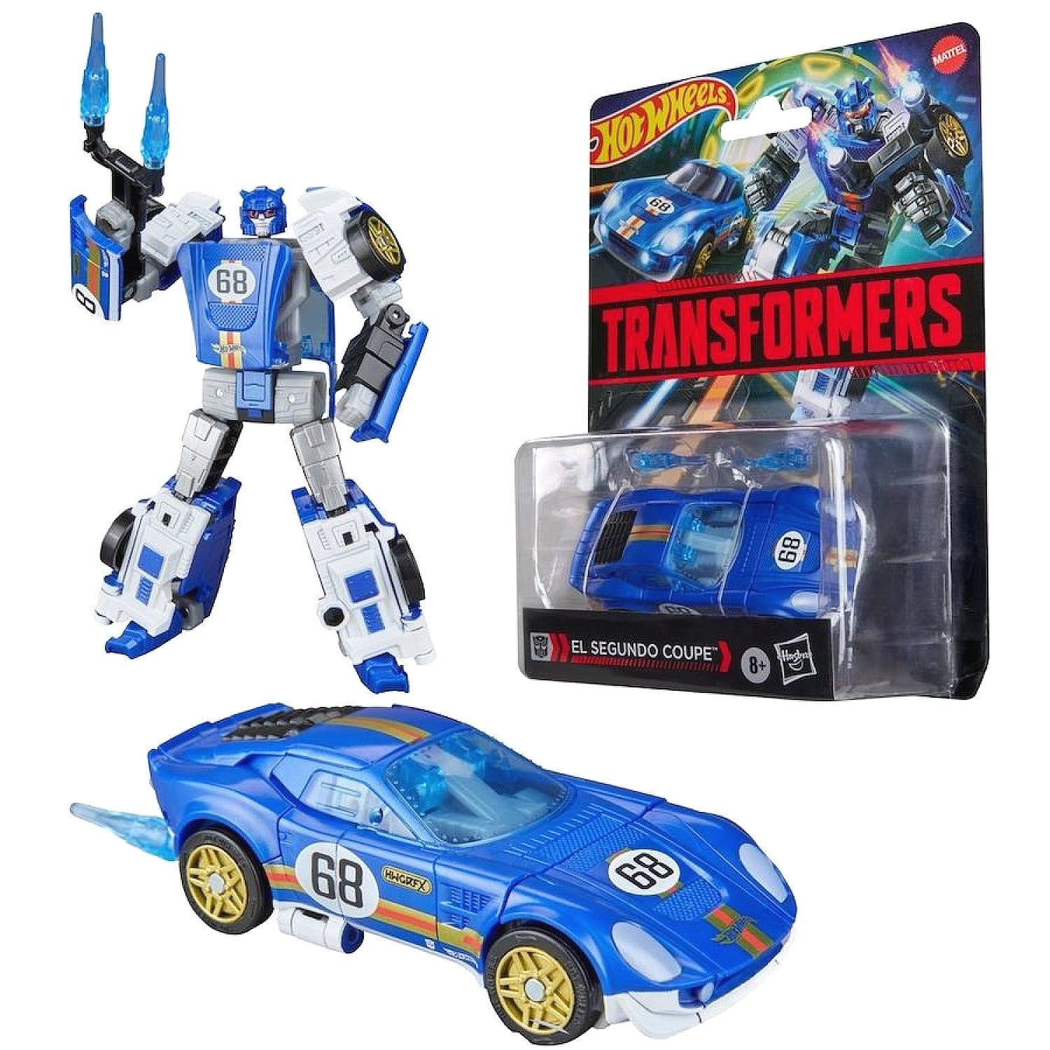 Transformers - Collaborative Hot Wheels X Transformers El Segundo Coupe Action Figure - Hasbro