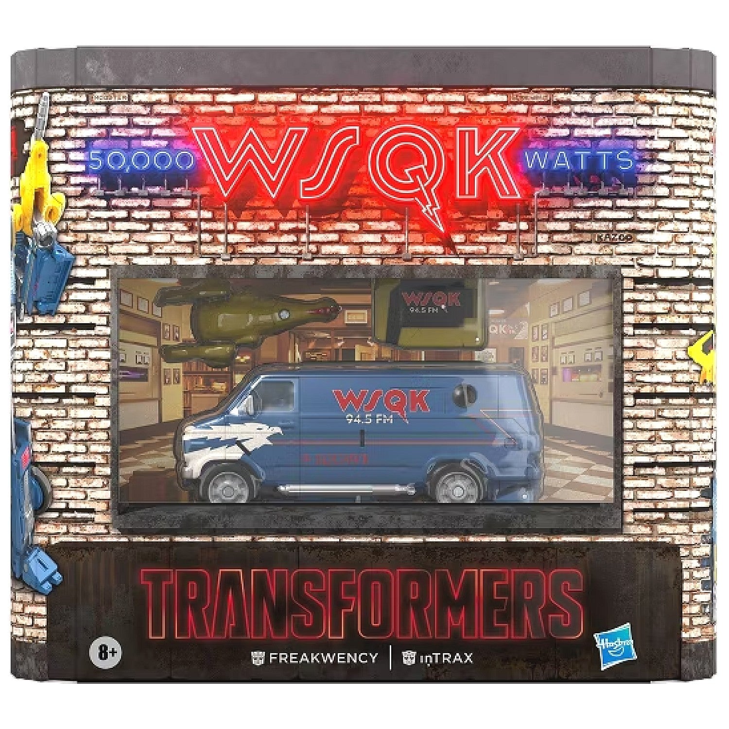 Transformers - Collaborative Stranger Things Freakwency and 8-Trax Action Figure - Hasbro