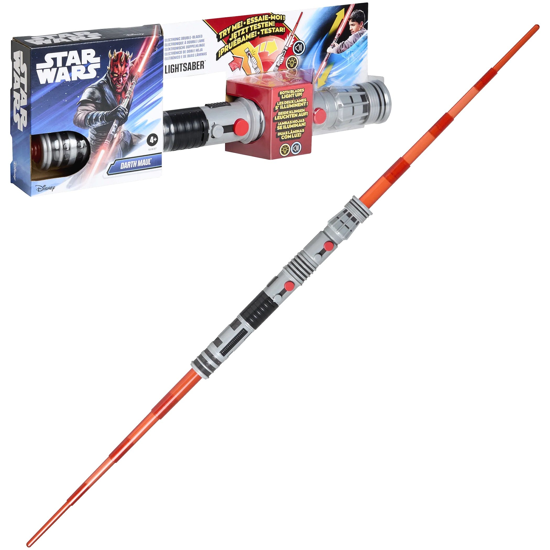 Star Wars - Darth Maul Electronic Double Bladed Lightsaber - Hasbro