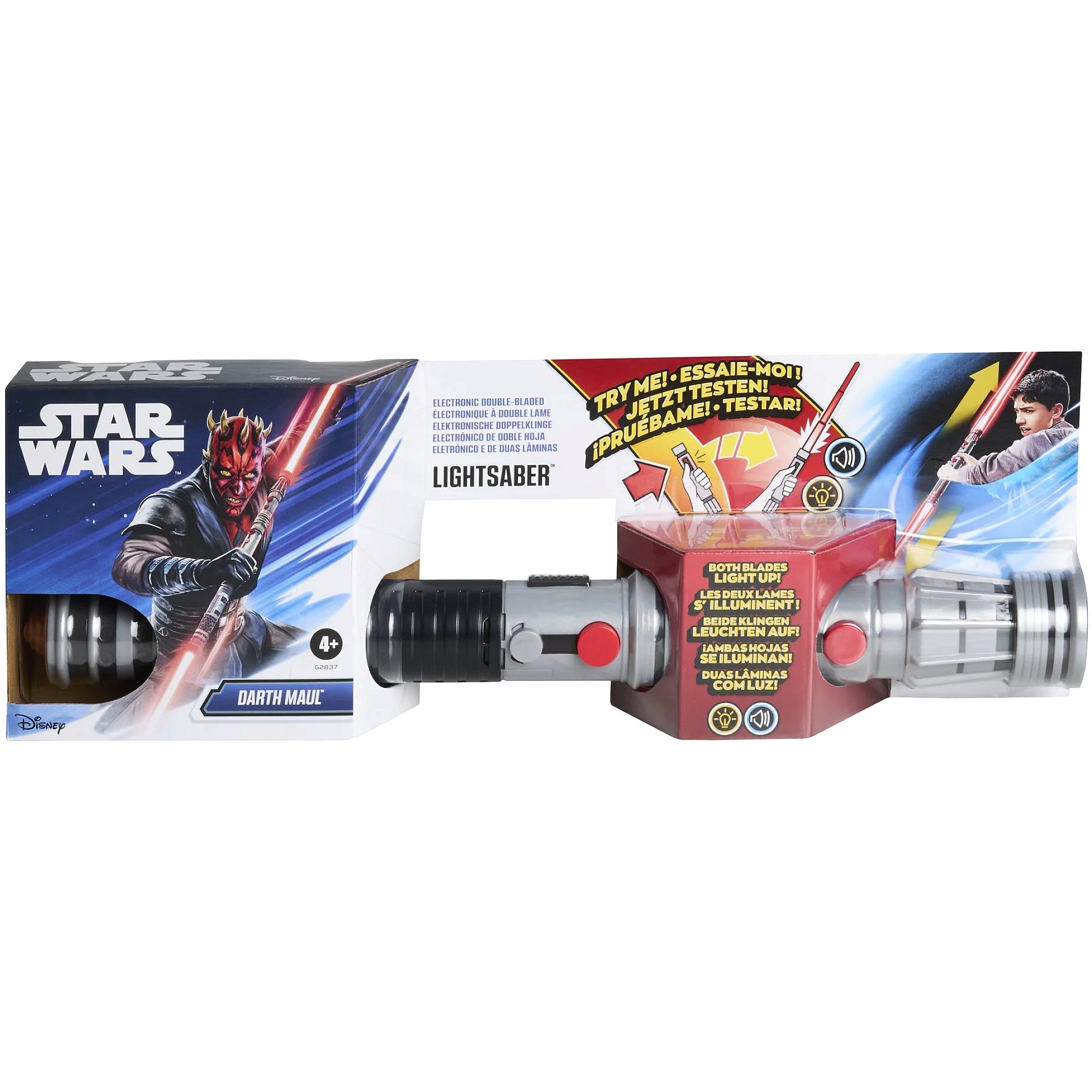 Star Wars - Darth Maul Electronic Double Bladed Lightsaber - Hasbro