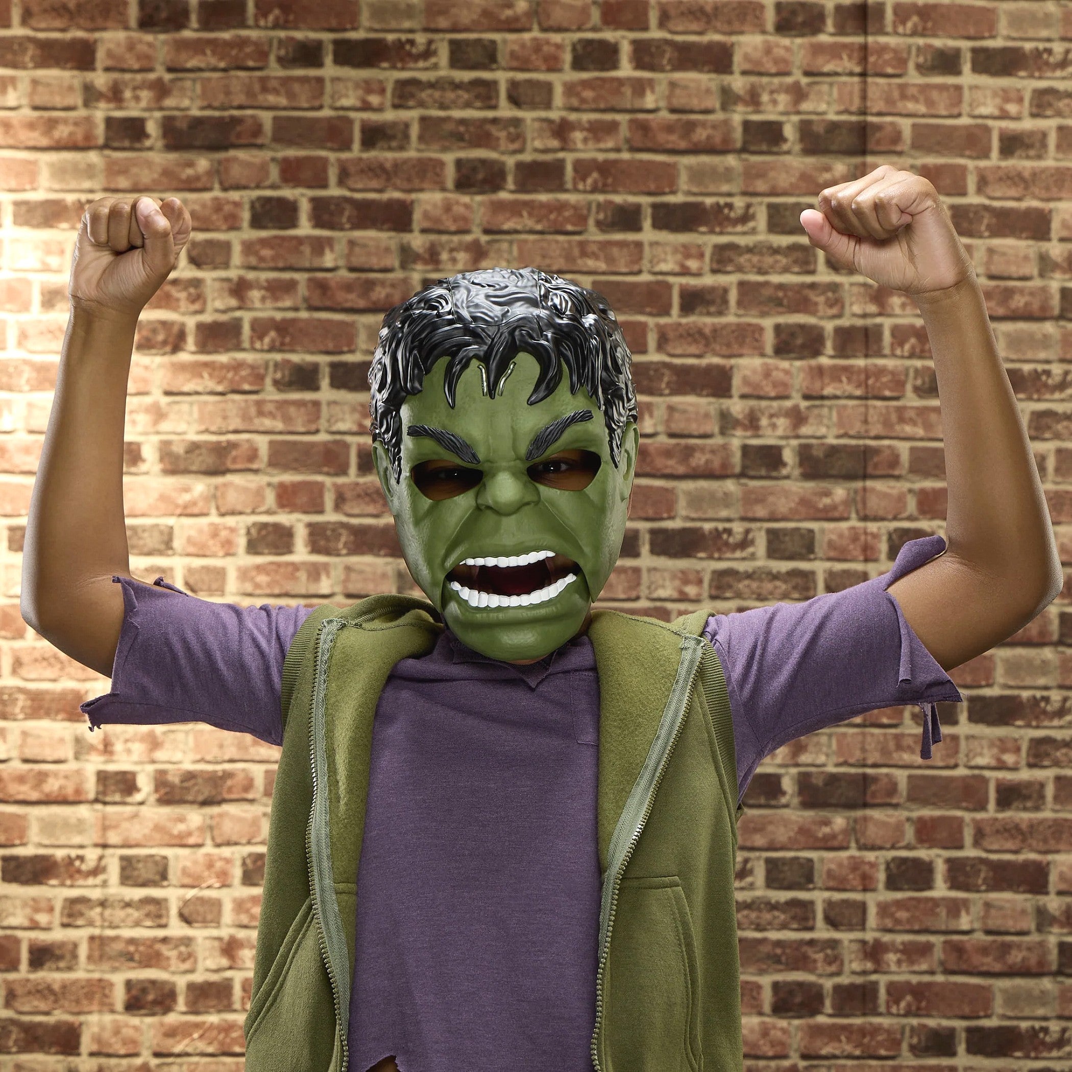 Marvel - Spider-Man Brand New Day Savage Hulk Electronic Mask - Hasbro