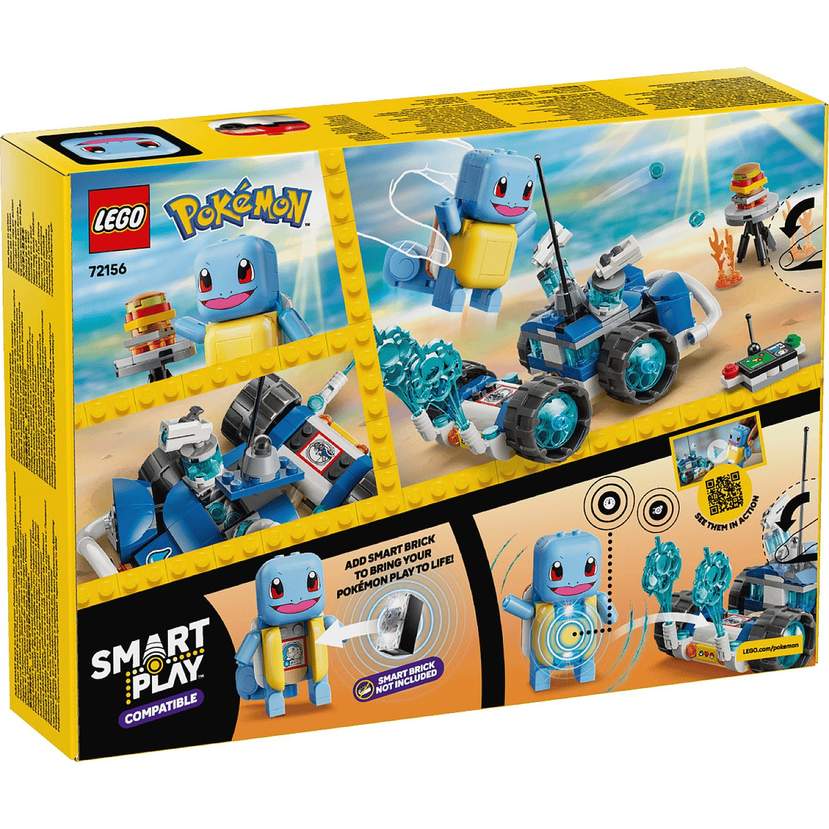 LEGO® 72156 SMART Play™ Compatible Trainer's Buggy Adventure with Squirtle - Pokémon™