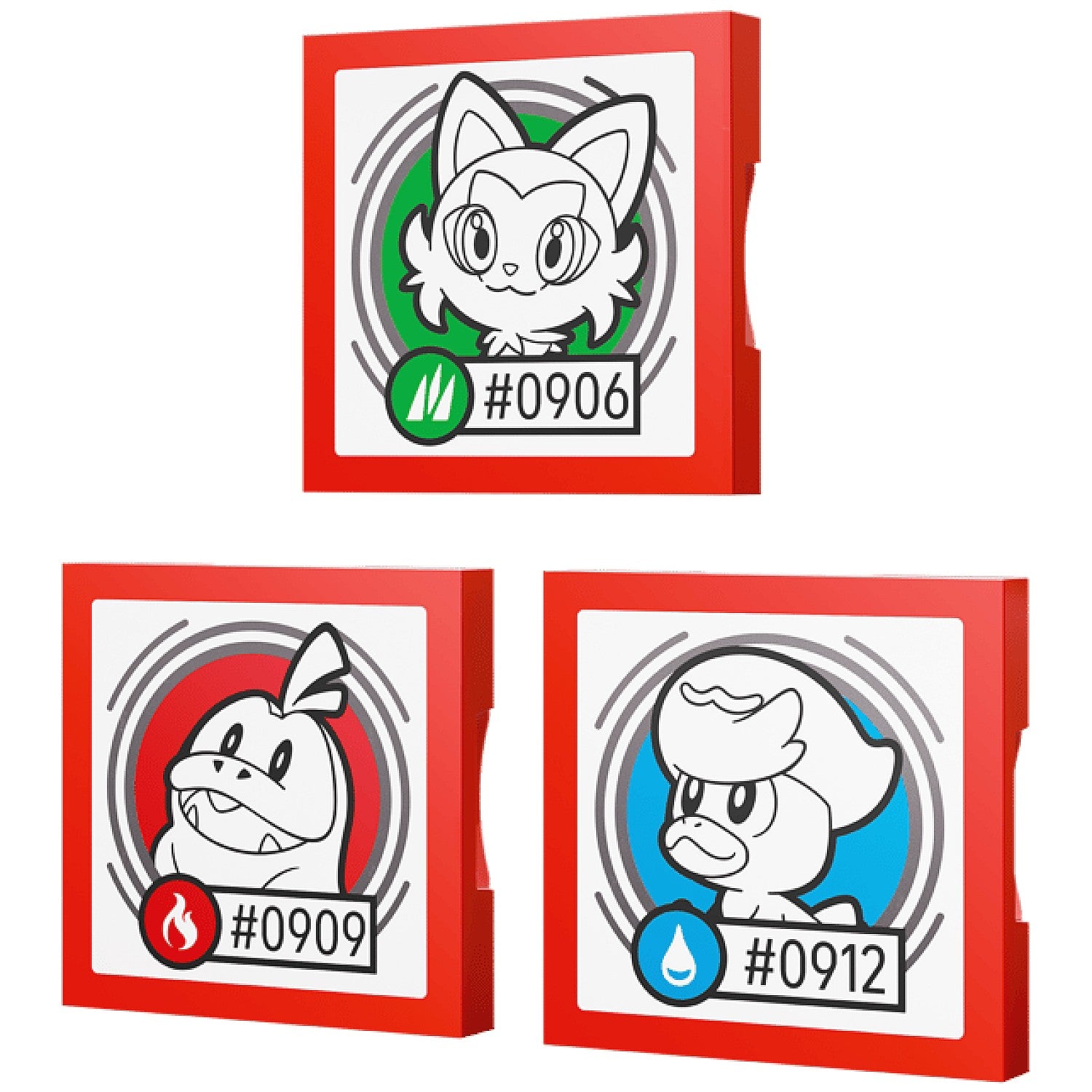 LEGO® 72158 SMART Play™ Compatible Sprigatito Fuecoco and Quaxly Battle - Pokémon™