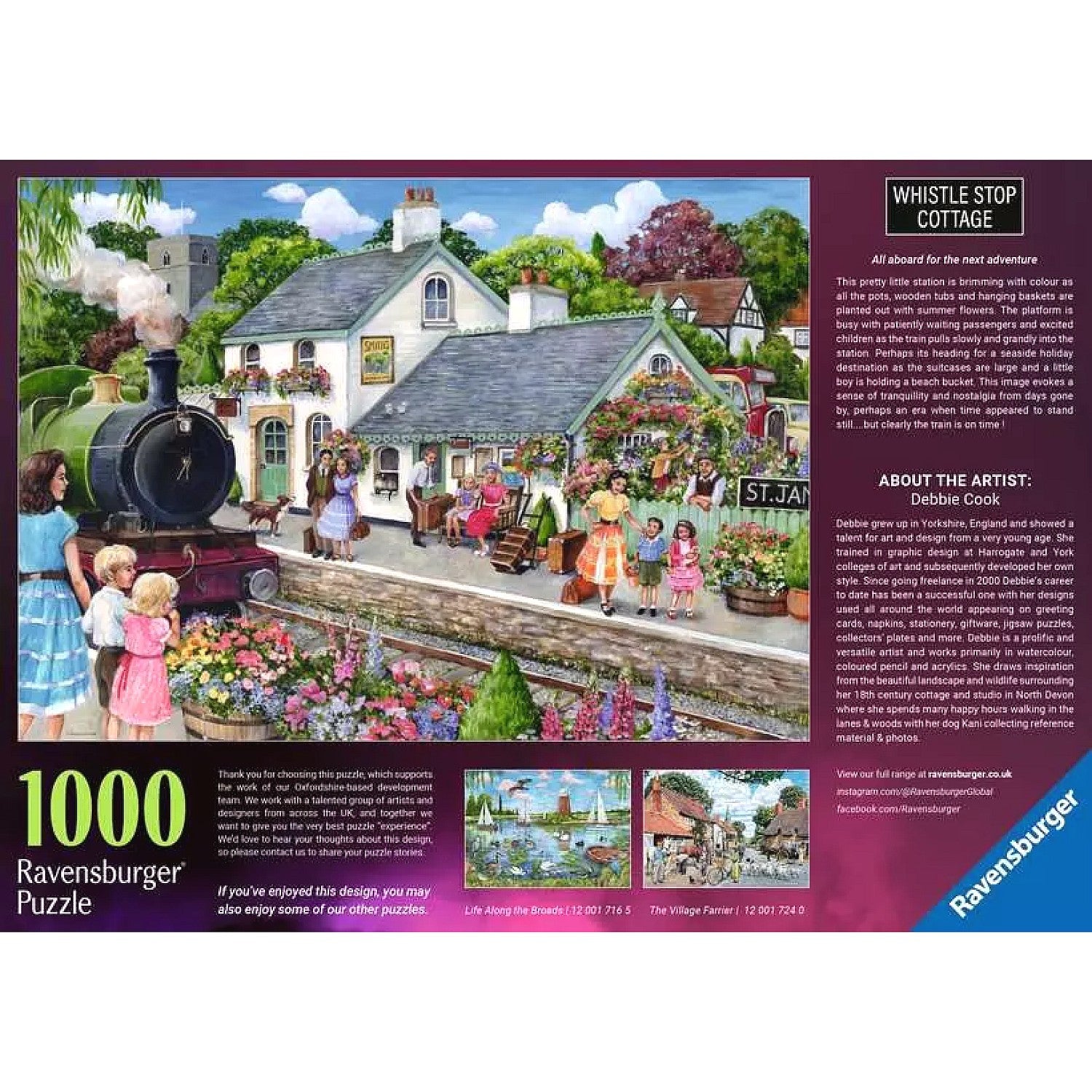 Ravensburger - Whistle Stop Cottage Jigsaw Puzzle 1000 Pieces