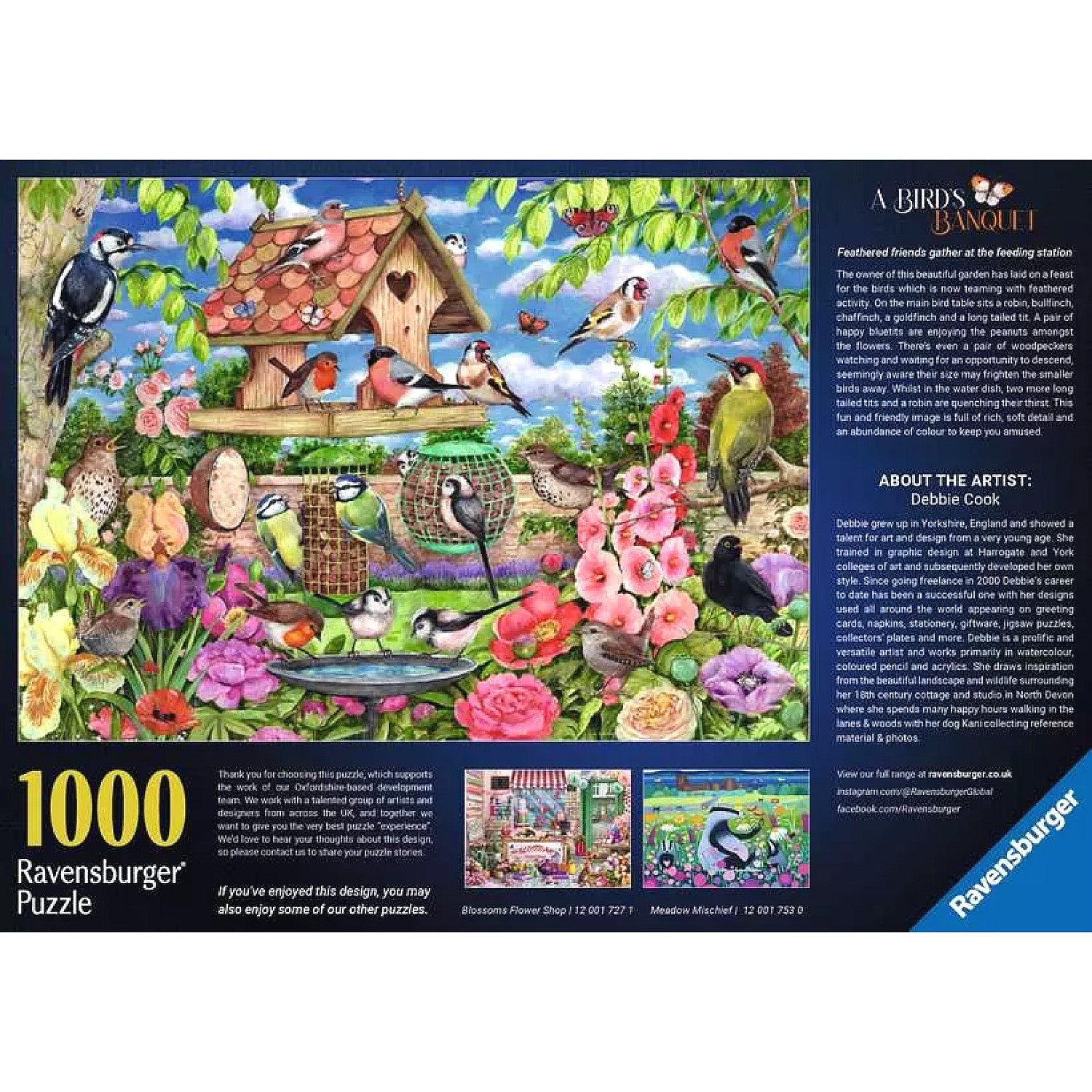 Ravensburger - A Birds Banquet Jigsaw Puzzle 1000 Pieces