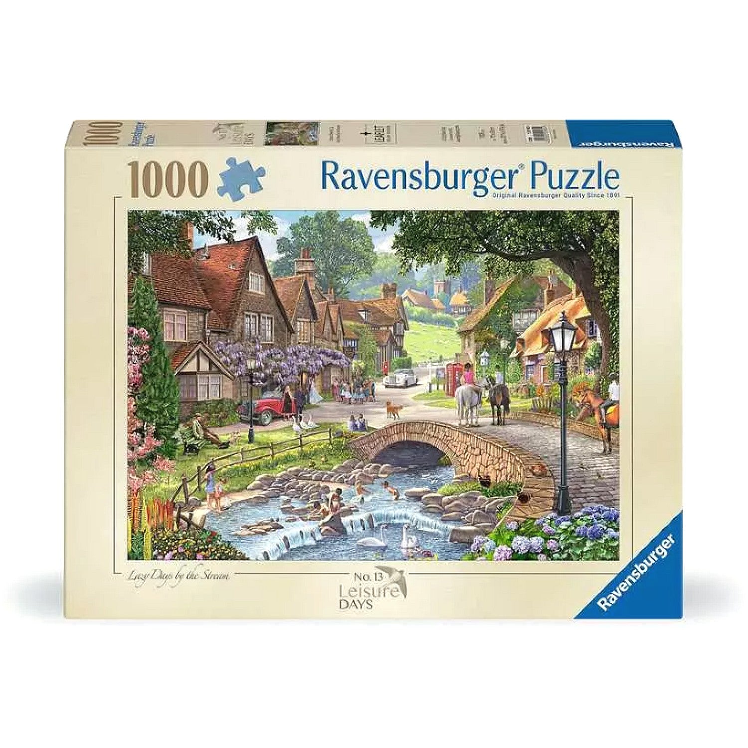 Ravensburger - Leisure Days No.13 Lazy Days by the Stream Jigsaw Puzzle 1000 Pieces