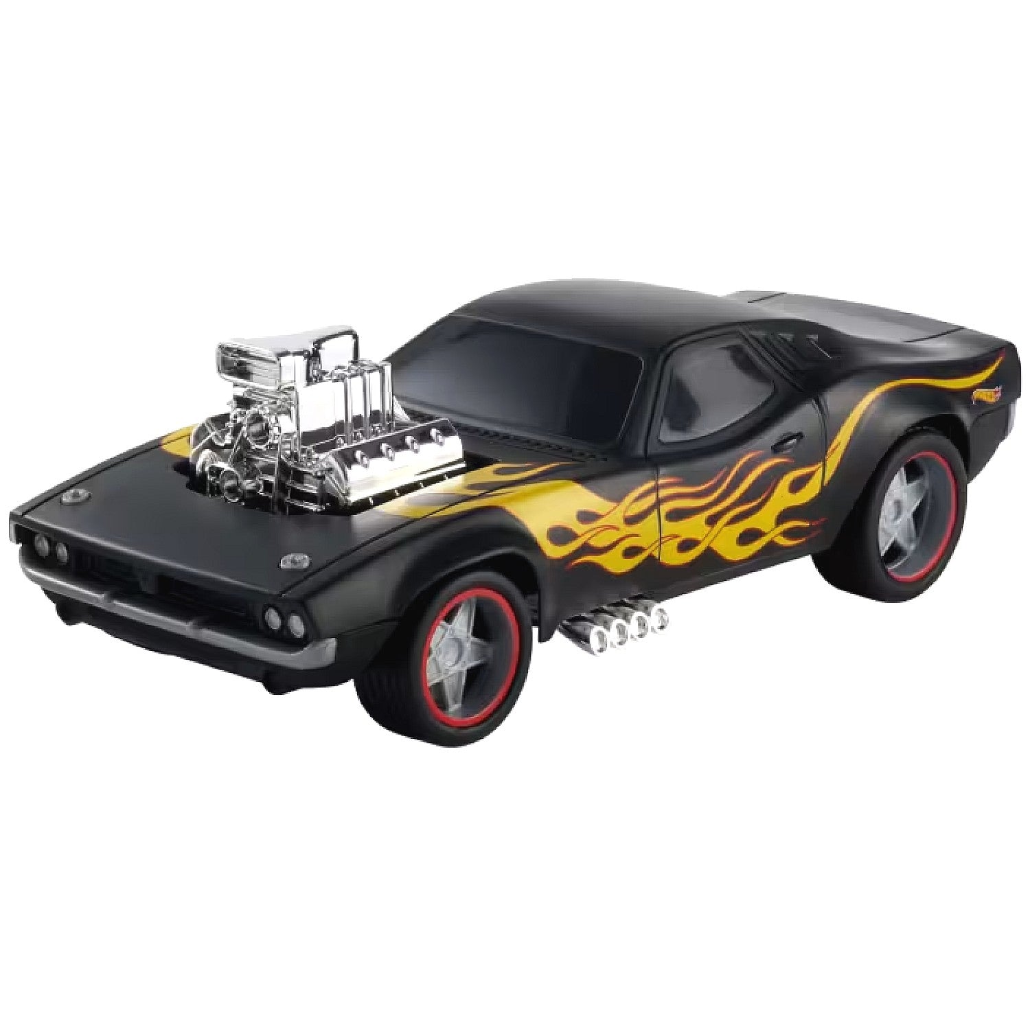 Hot Wheels - RC 1:16 Scale Rodger Dodger Remote-Control Toy Car Battery-Operated - Mattel