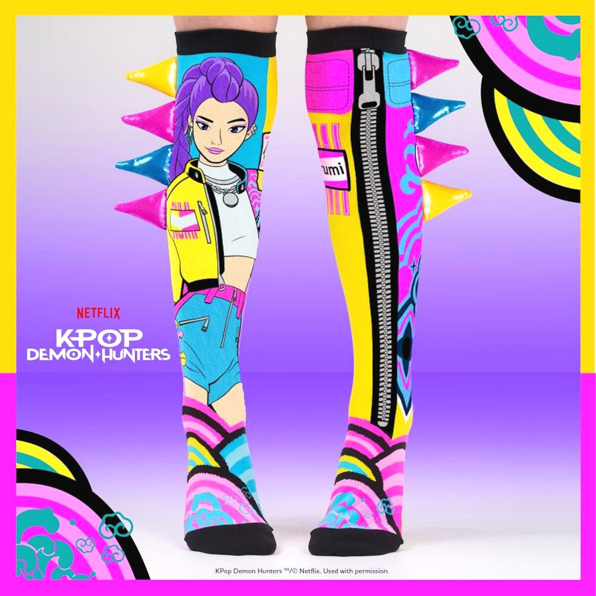 MADMIA - KPop Demon Hunters Rumi Socks Kids & Adults Age 6y+