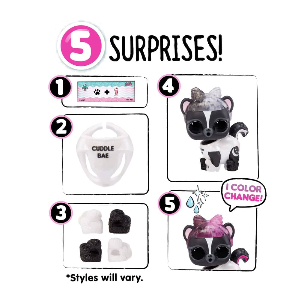 L.O.L. Surprise! - Glitter Color Change Pets With 5 Surprises