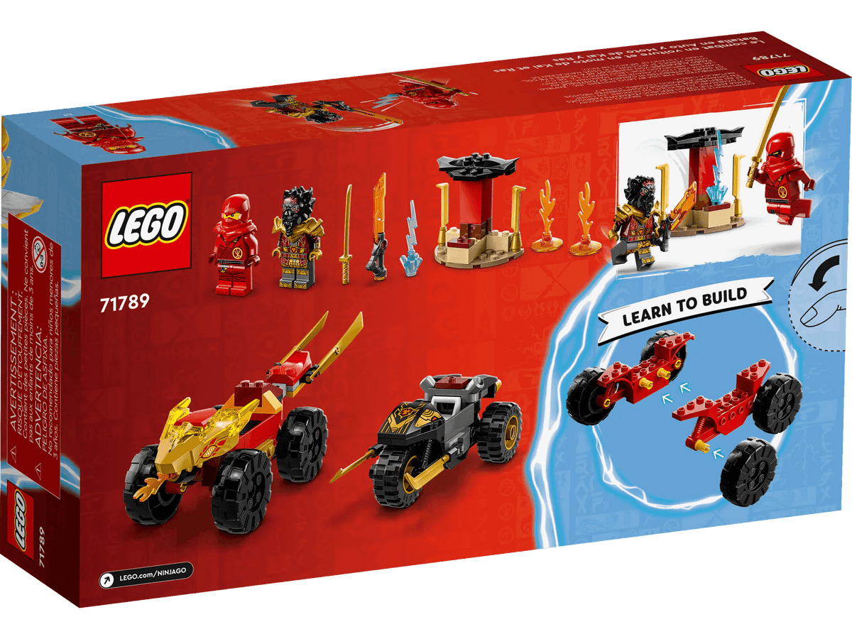 LEGO® 71789 Kai and Ras's Car and Bike Battle - NINJAGO® 4+