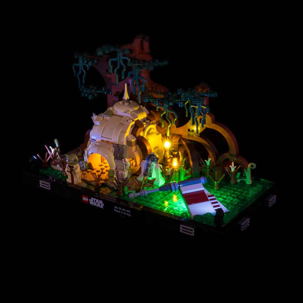 Light My Bricks - LIGHT KIT for LEGO® Dagobah Jedi Training Diorama 75330