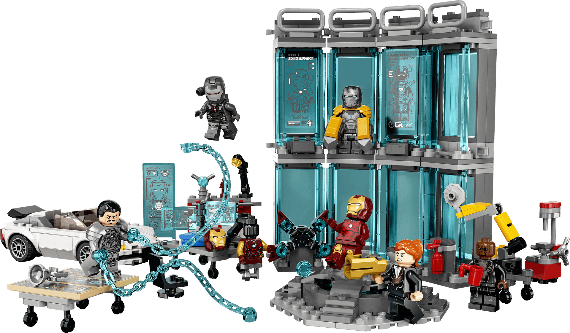 LEGO® 76216 Iron Man Armoury - Marvel Super Heroes