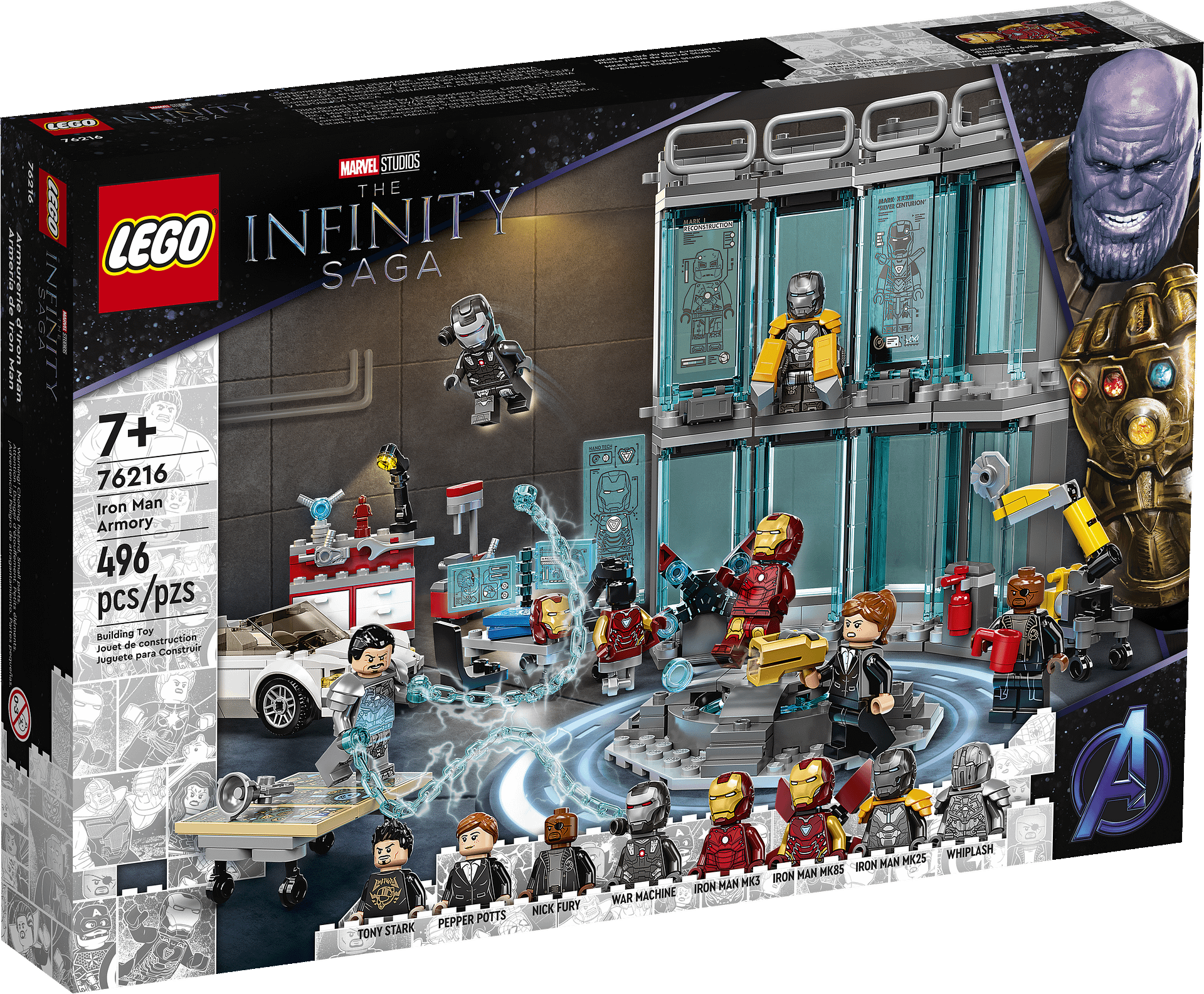 LEGO® 76216 Iron Man Armoury - Marvel Super Heroes